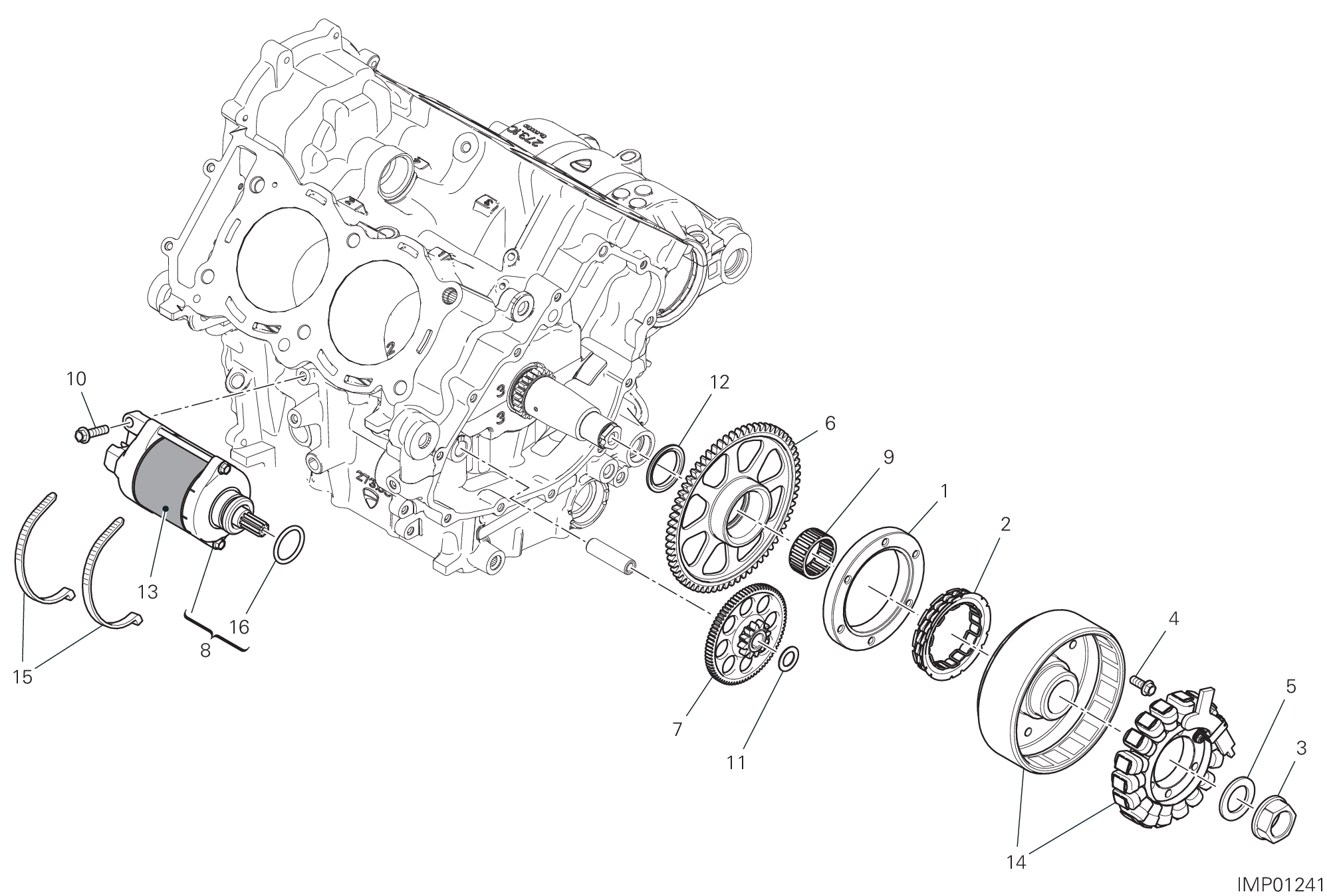 11A DEMARRAGE ELECTRIQUE POUR SUPERBIKE PANIGALE V4 R 2019