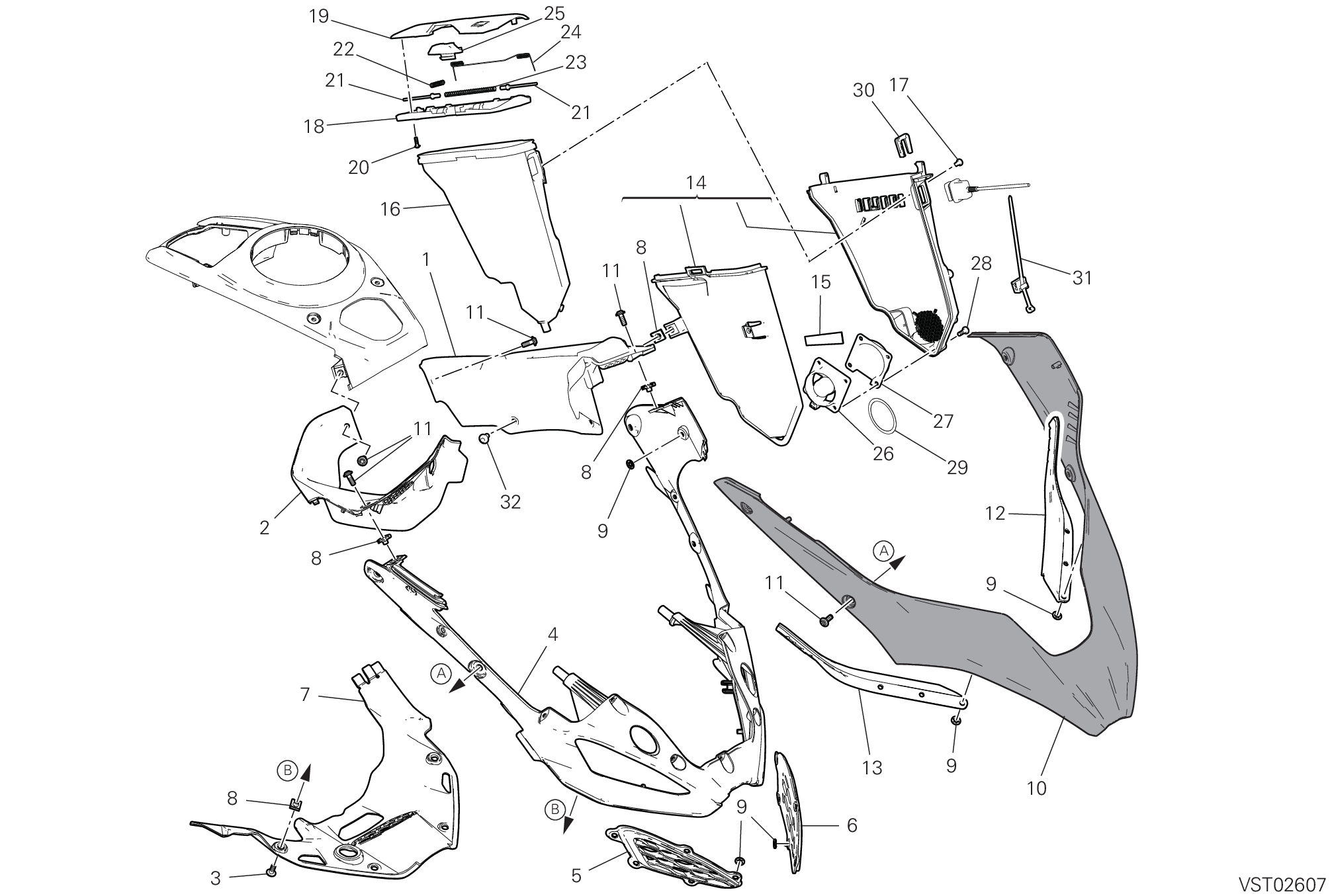 37C CONVOYEUR DAIR POUR MULTISTRADA V4 RALLY RADAR 2025