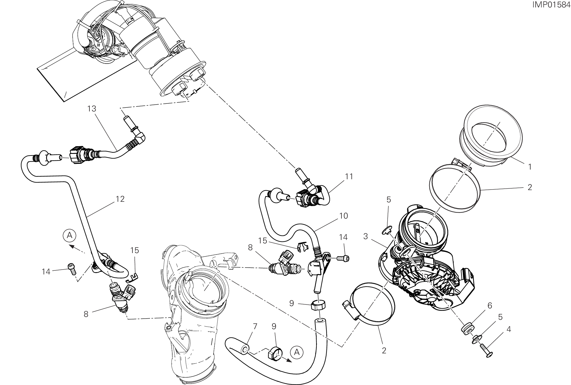 36A CORPS PAPILLON POUR SCRAMBLER FULL THROTTLE 2G 2023