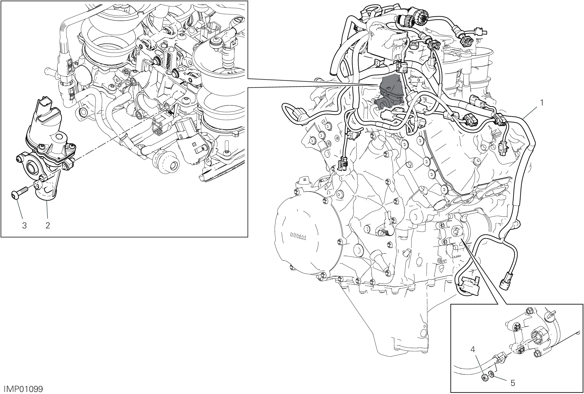 13A CIRCUIT ELECTRIQUE MOTEUR POUR SUPERBIKE PANIGALE V4 2025