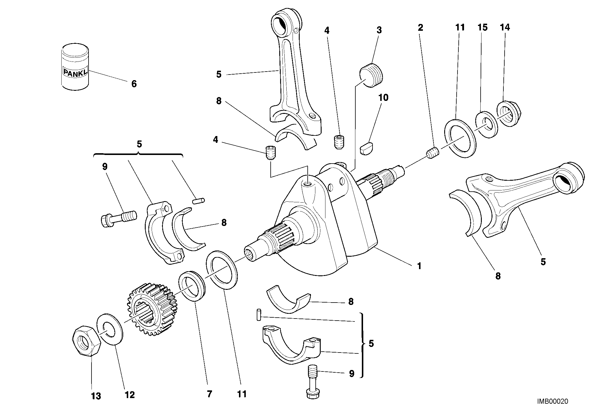 006 VILEBREQUIN POUR SUPERBIKE 996 R II 2001