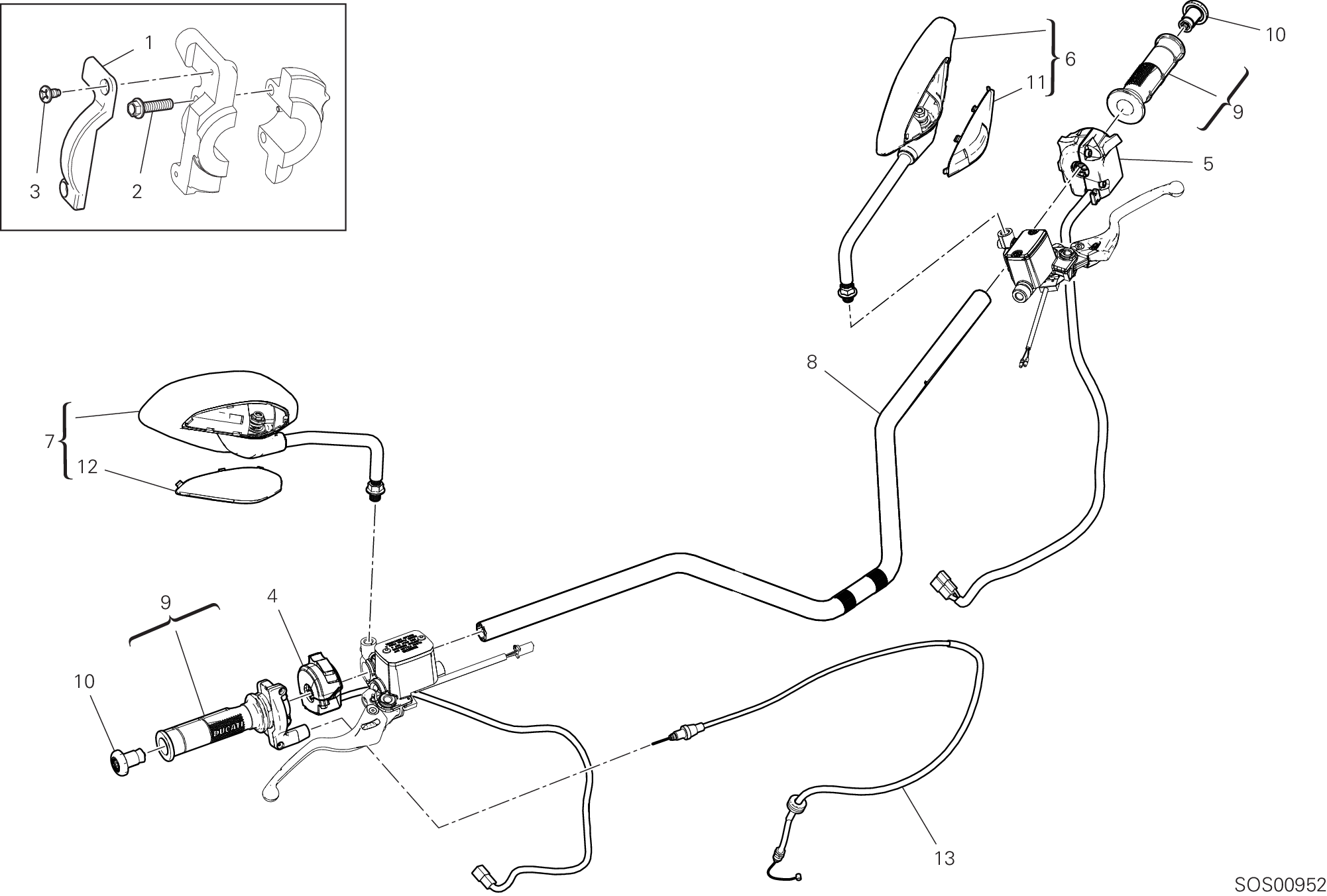 22A GUIDON POUR SCRAMBLER ICON 2020