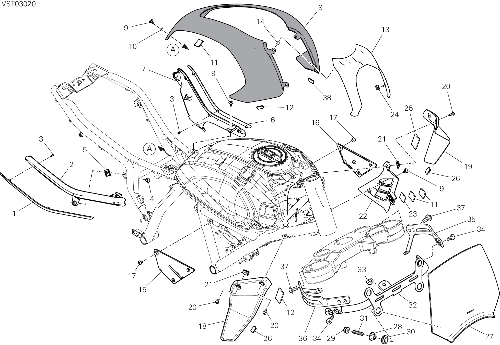 37A HABILLAGE POUR SCRAMBLER 10 ANNIVERSARIO RIZOMA EDITION 2025