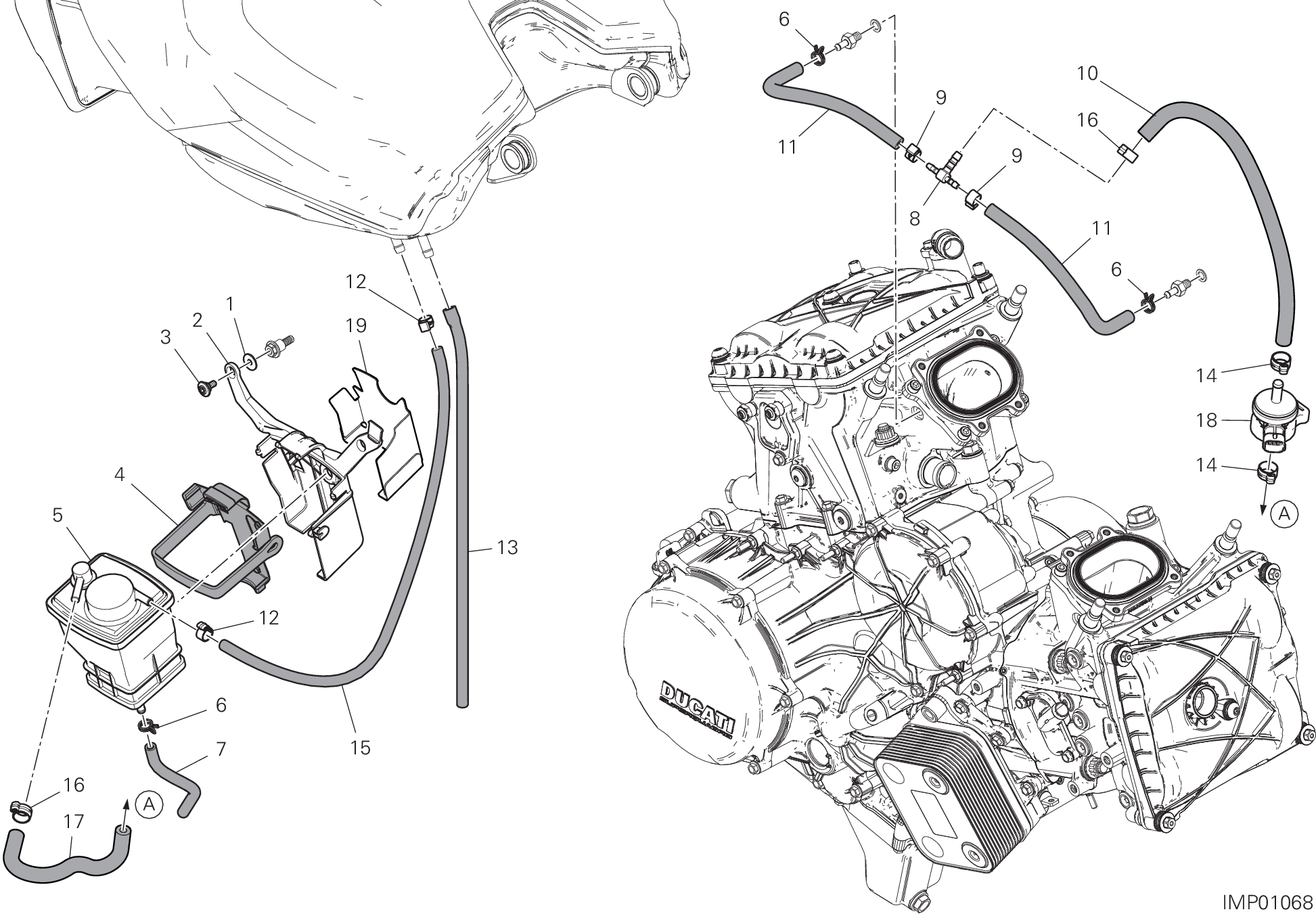 035 FILTRE CANISTER POUR SUPERBIKE 1299R FINAL EDITION 2018