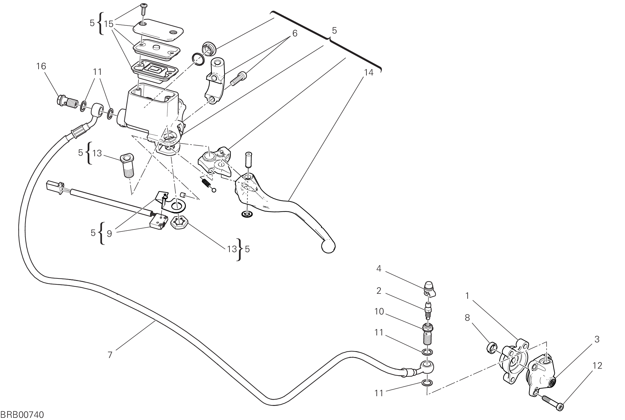 22B COMANDO FRIZIONE POUR SCRAMBLER 1100 PRO 2021