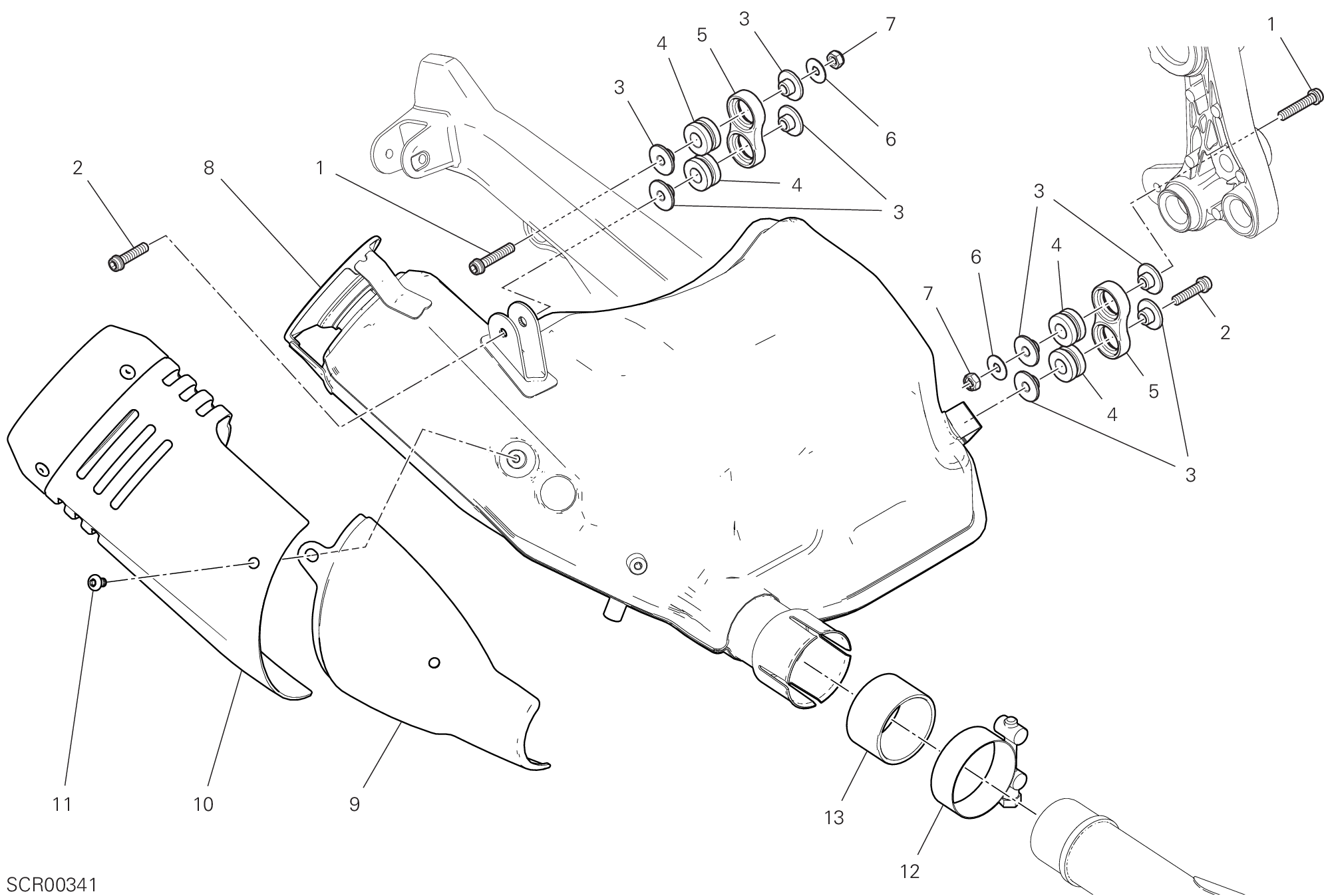 31B SILENCIEUX DECHAPPEMENT POUR SCRAMBLER ICON 2021