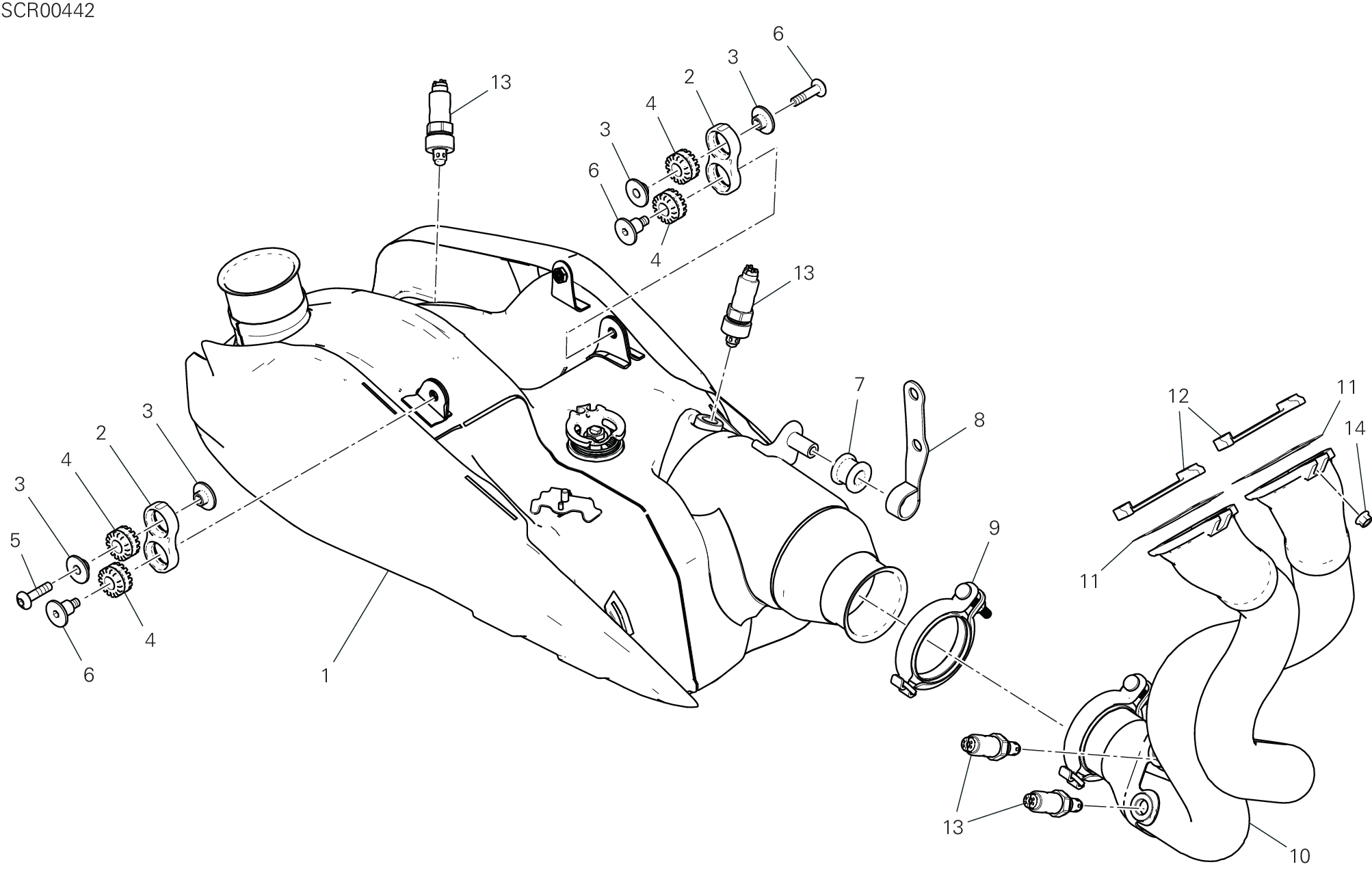 31A ECHAPPEMENT POUR SUPERBIKE PANIGALE V4 2025