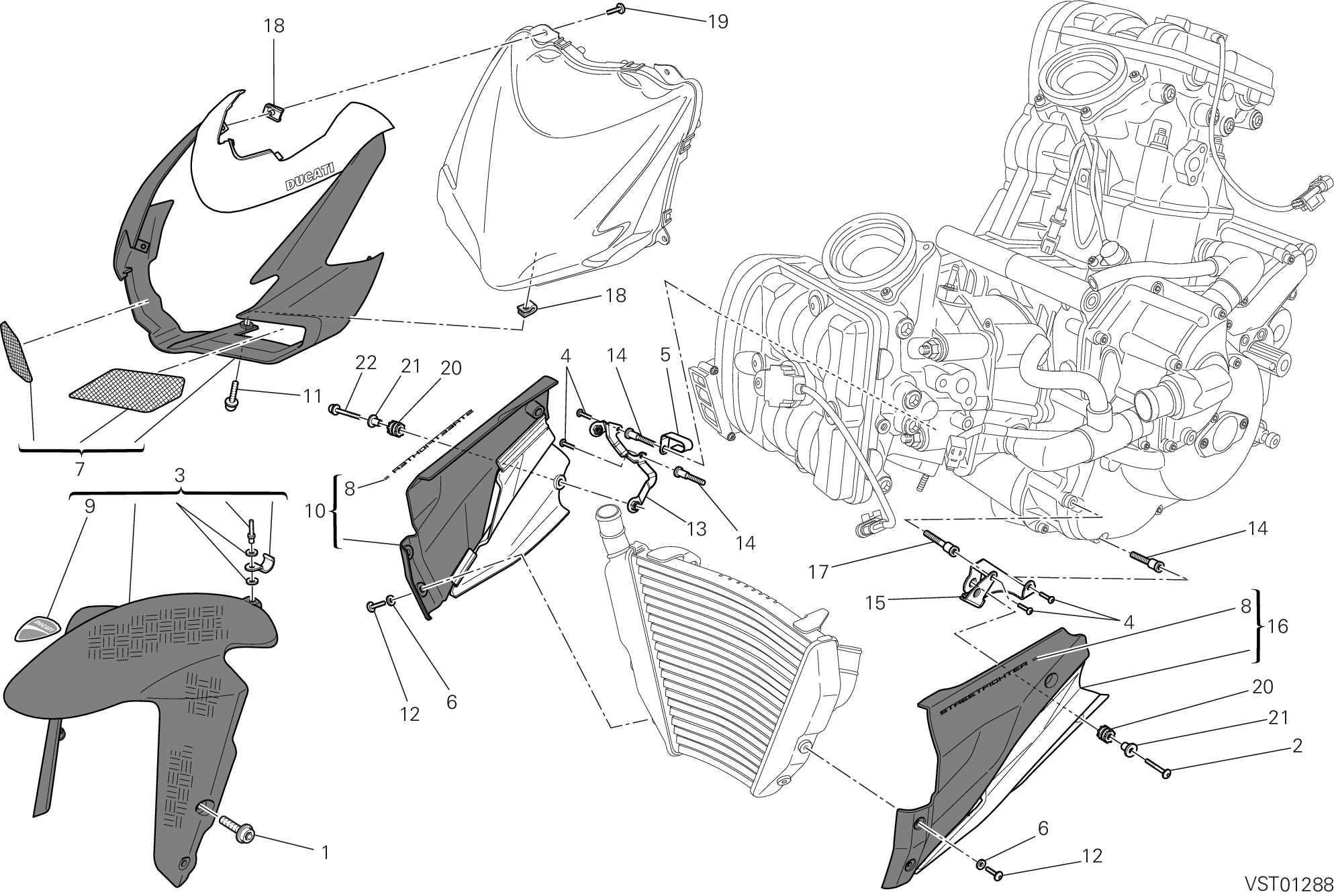 034 HABILLAGE POUR STREETFIGHTER S 2013
