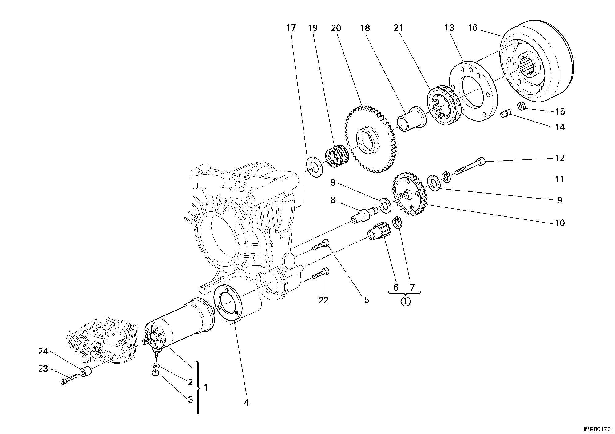 012 DEMARREUR ELECTRIQUE POUR MONSTER S4RS 2006