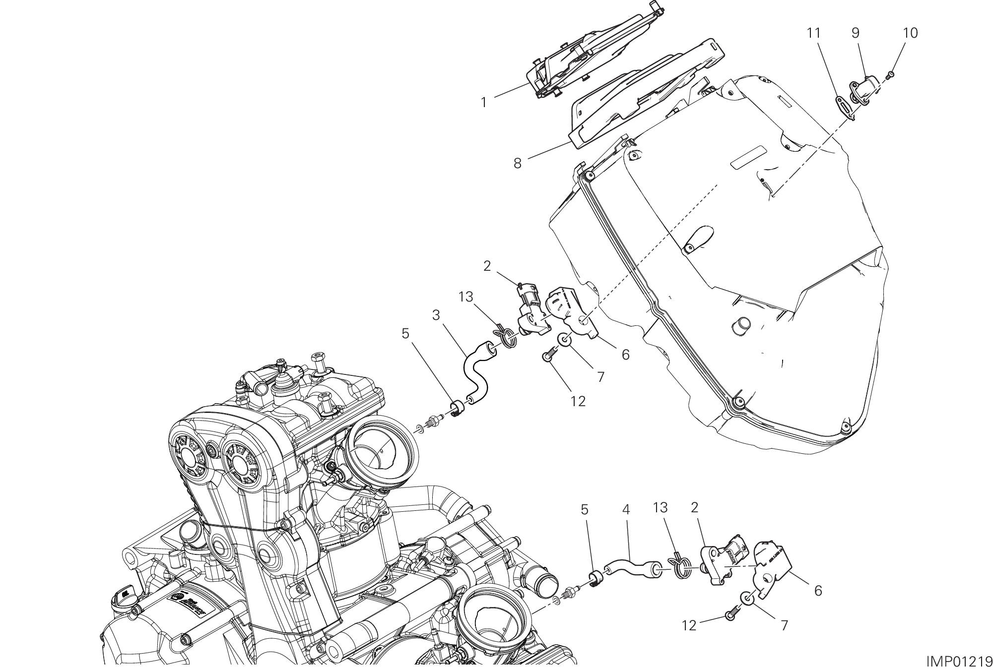 18A CENTRALE CONTRLE MOTEUR POUR MULTISTRADA V2 2022