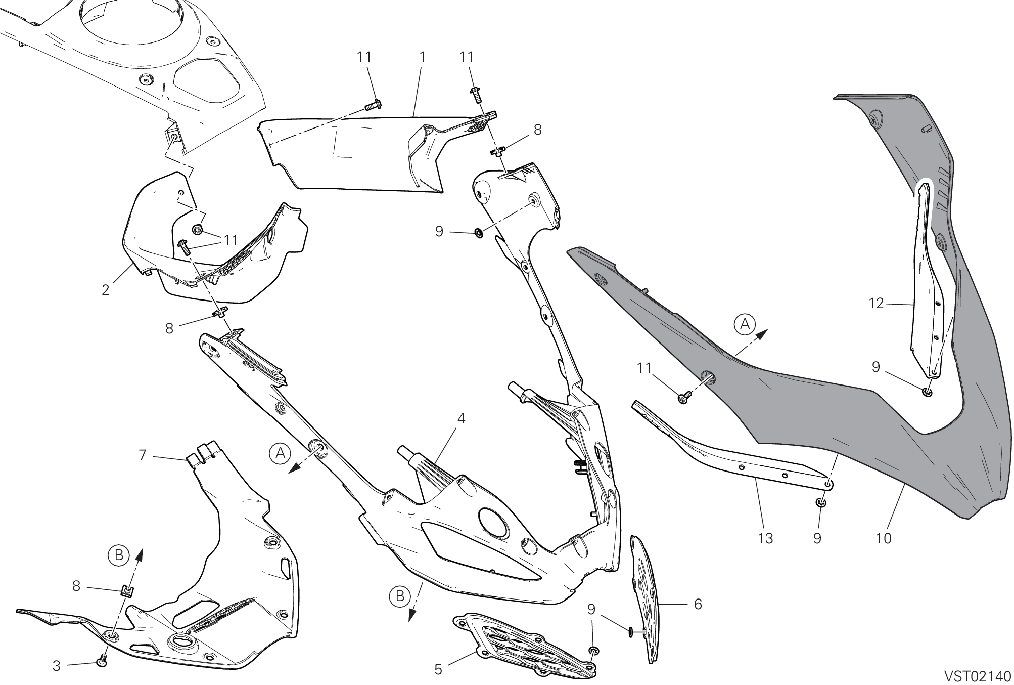 37C CONVOYEUR DAIR POUR MULTISTRADA V4 GRAND TOUR 2024