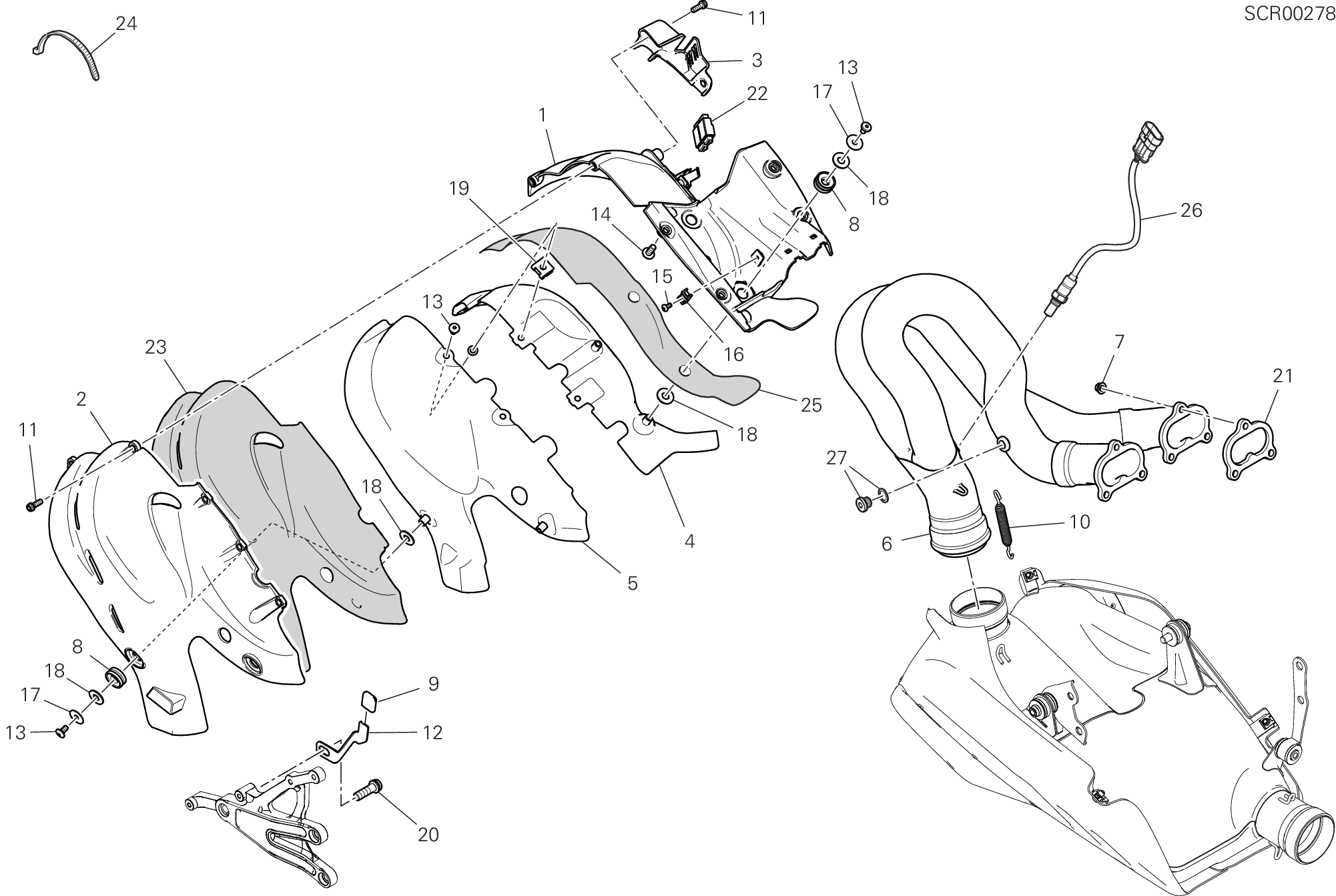 31B ECHAPPEMENT POUR SUPERBIKE PANIGALE V4 SPECIALE 2018