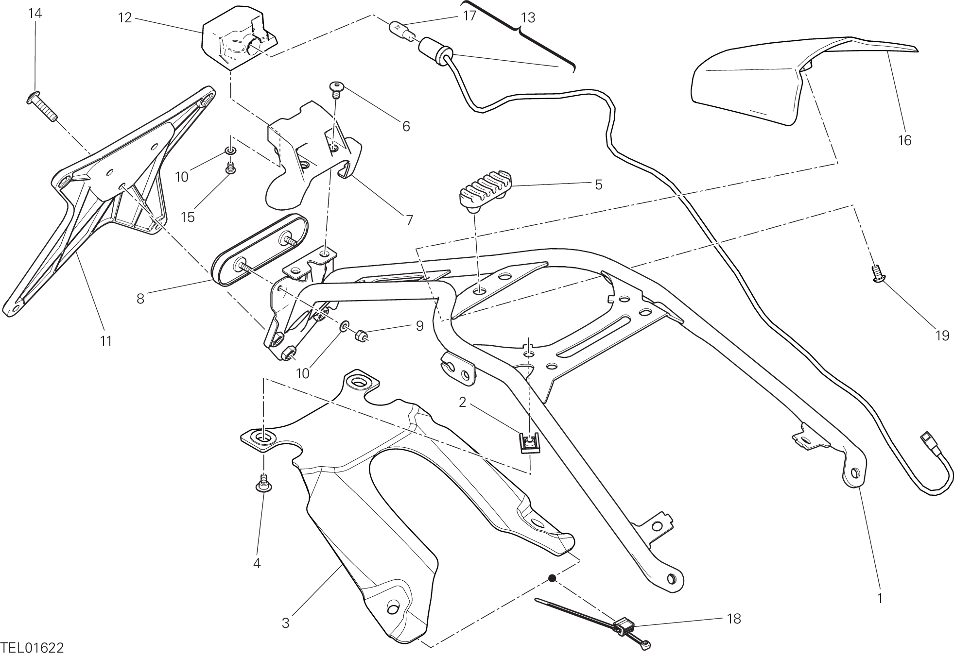 28A PORTE BALAI POUR SCRAMBLER SIXTY2 2020