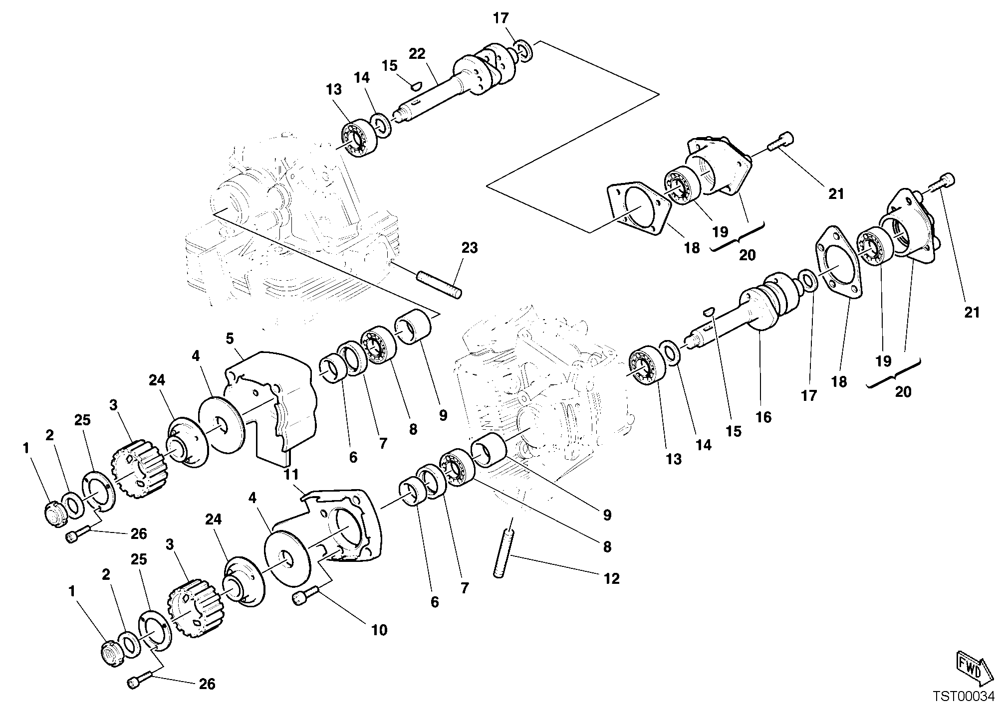 012 ARBRE A CAMES POUR SPORTCLASSIC MH900E 2001
