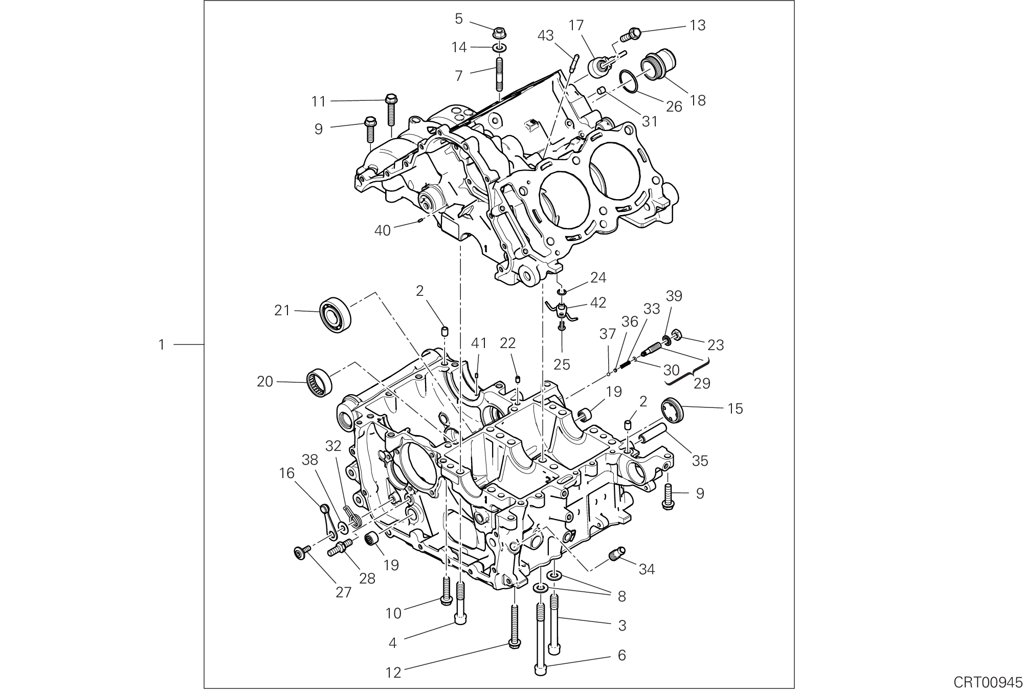09A PAIRE DE DEMI CARTERS POUR MULTISTRADA V4 RS 2024