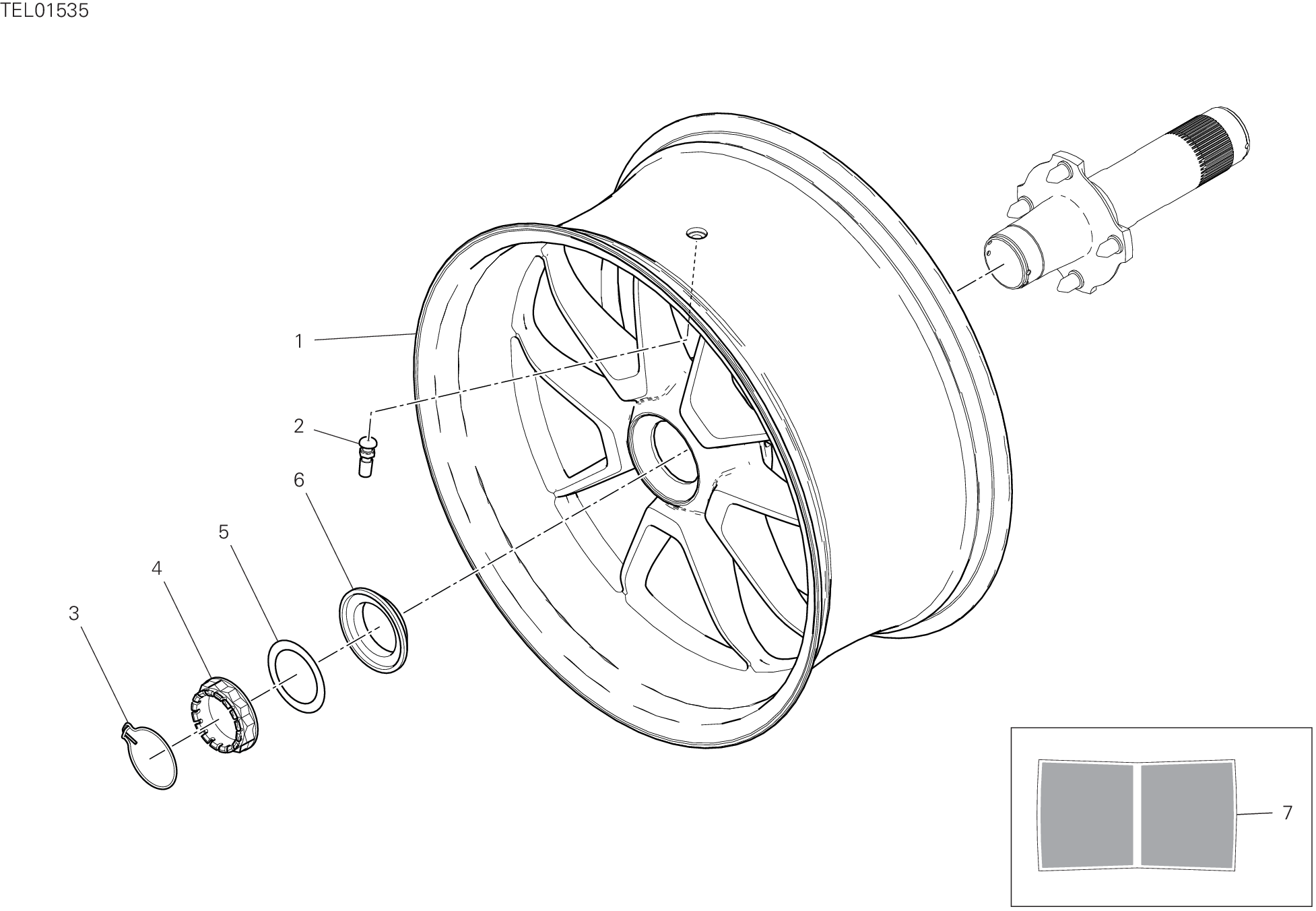 28A ROUE ARRIERE POUR DIAVEL 1260 S 2022