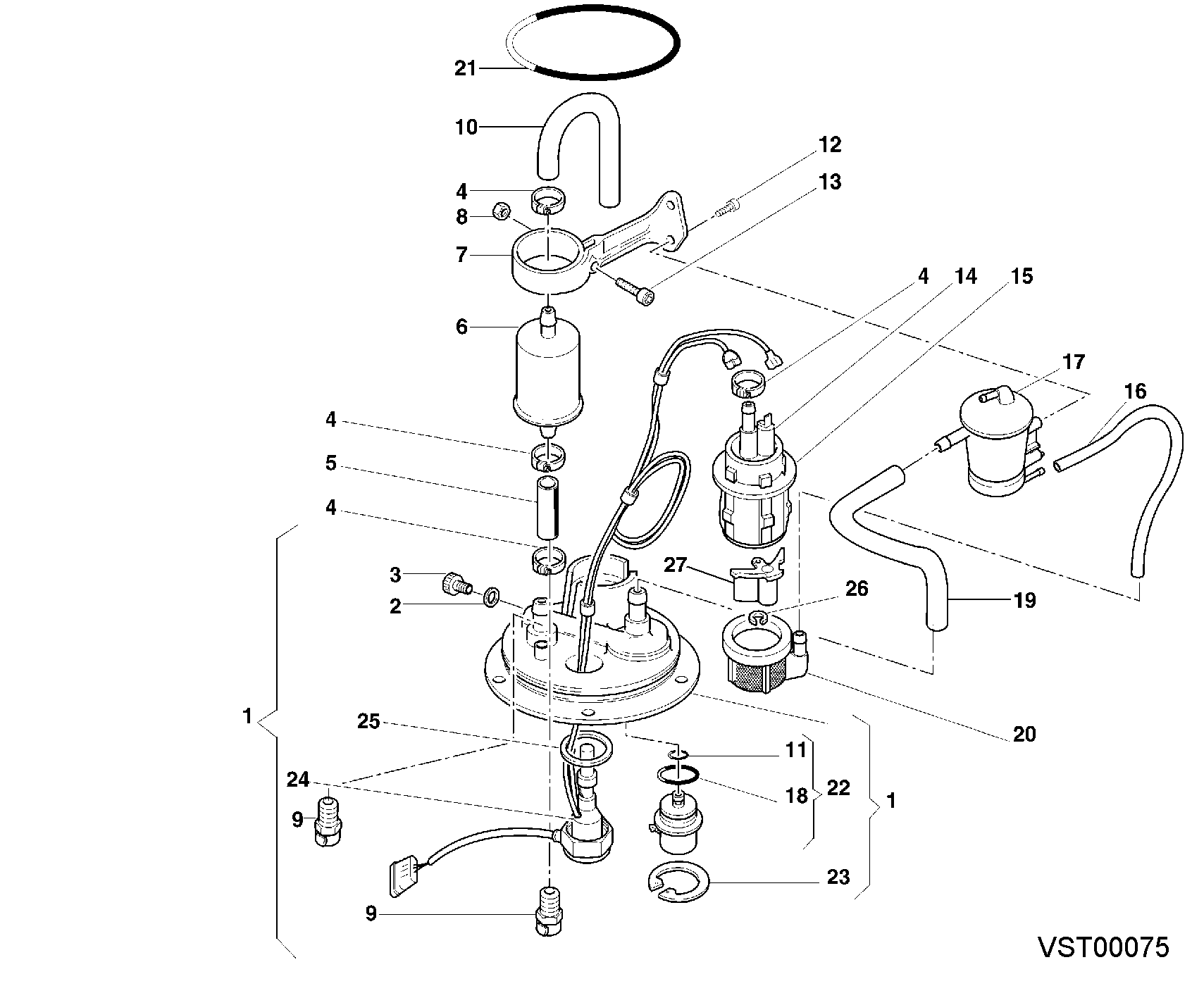 34A POMPE A CARBURANT POUR SUPERBIKE 748 RS 2000