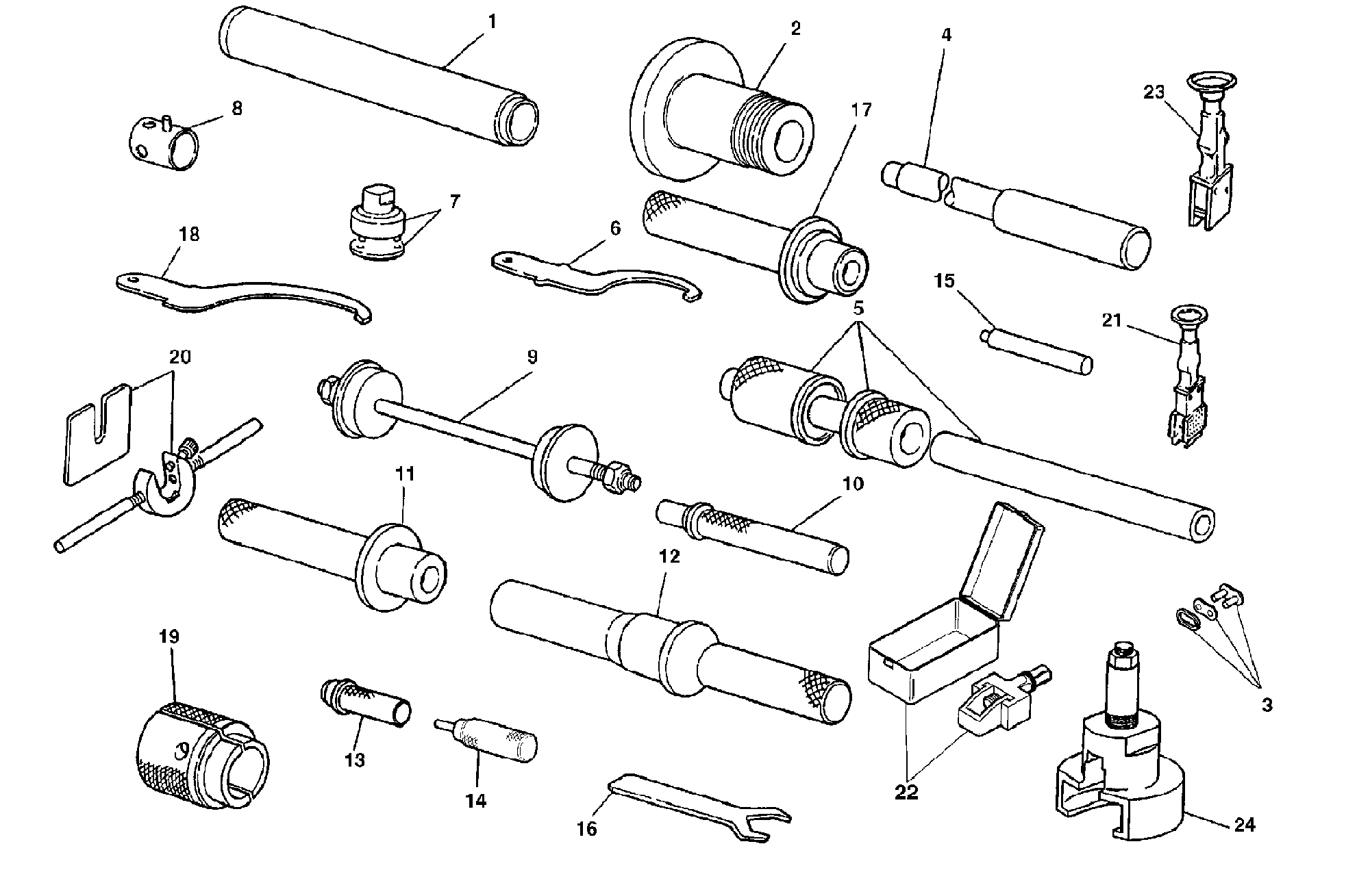 011 OUTILS DASSISTANCE CADRE POUR SUPERBIKE 748 SPS 1999