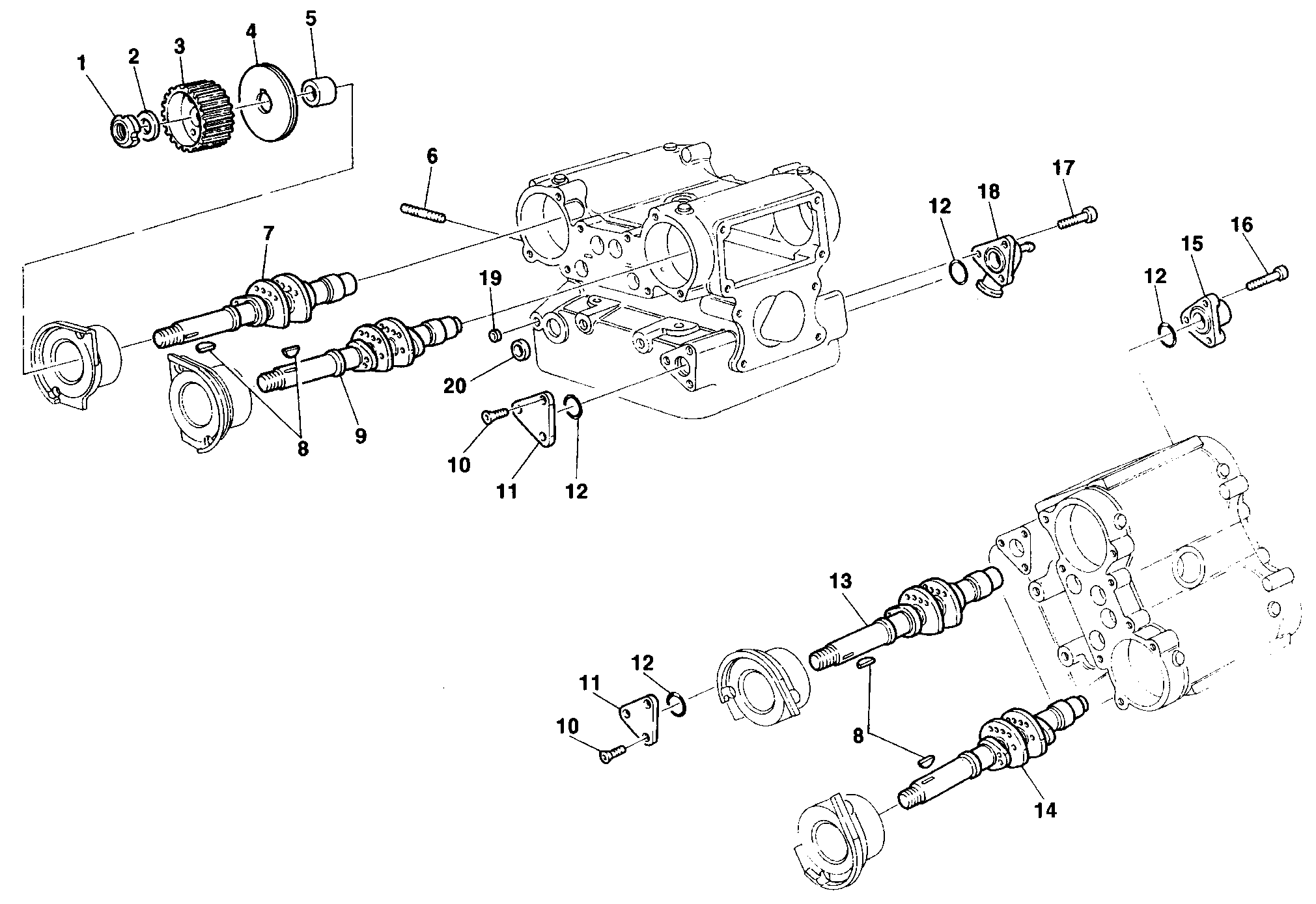 014 ARBRE A CAMES POUR SUPERBIKE 916 SPS 1998