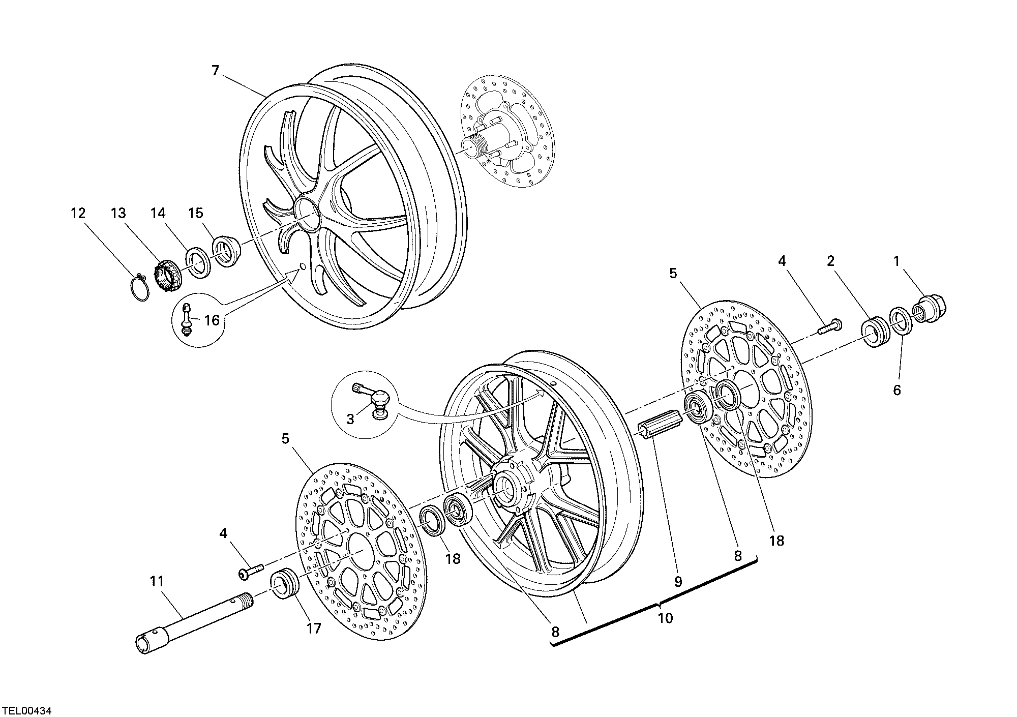 026 ROUES POUR SUPERBIKE 848 2009