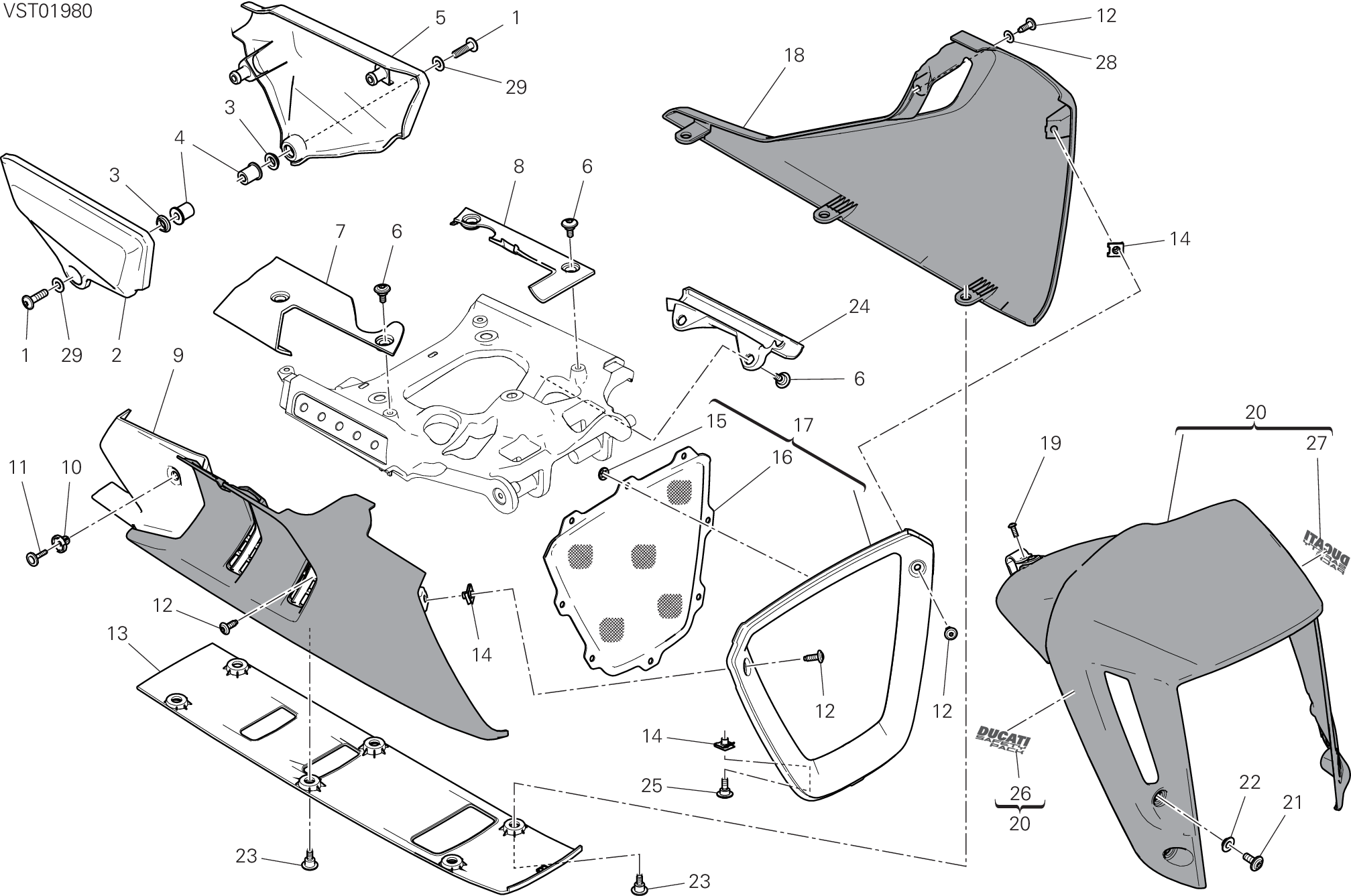 034 HABILLAGE POUR XDIAVEL 2021