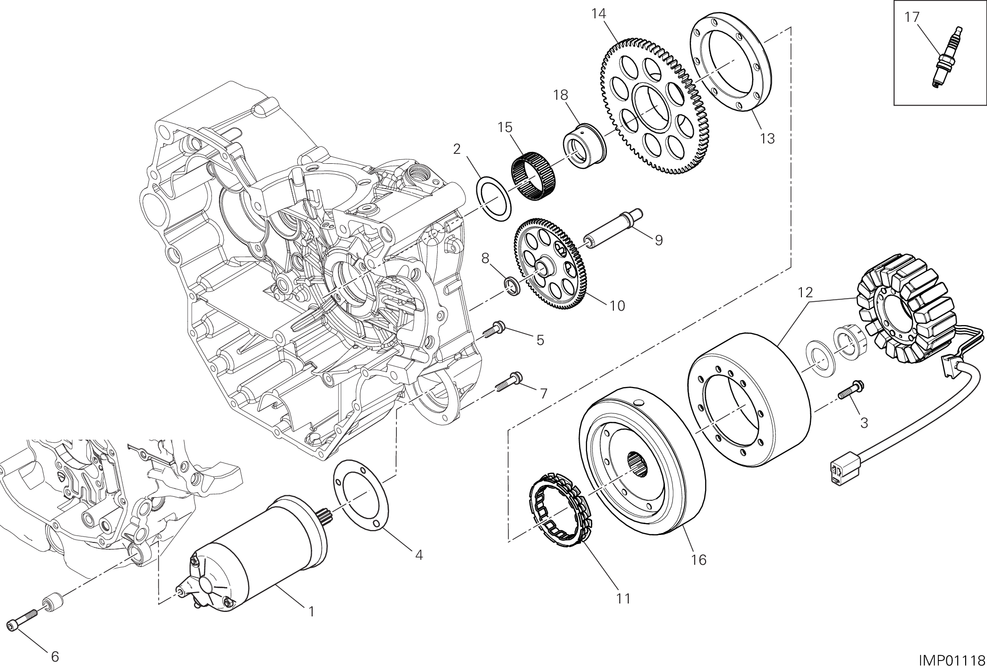 10A DEMARRAGE ELECTRIQUE POUR SCRAMBLER 1100 2018