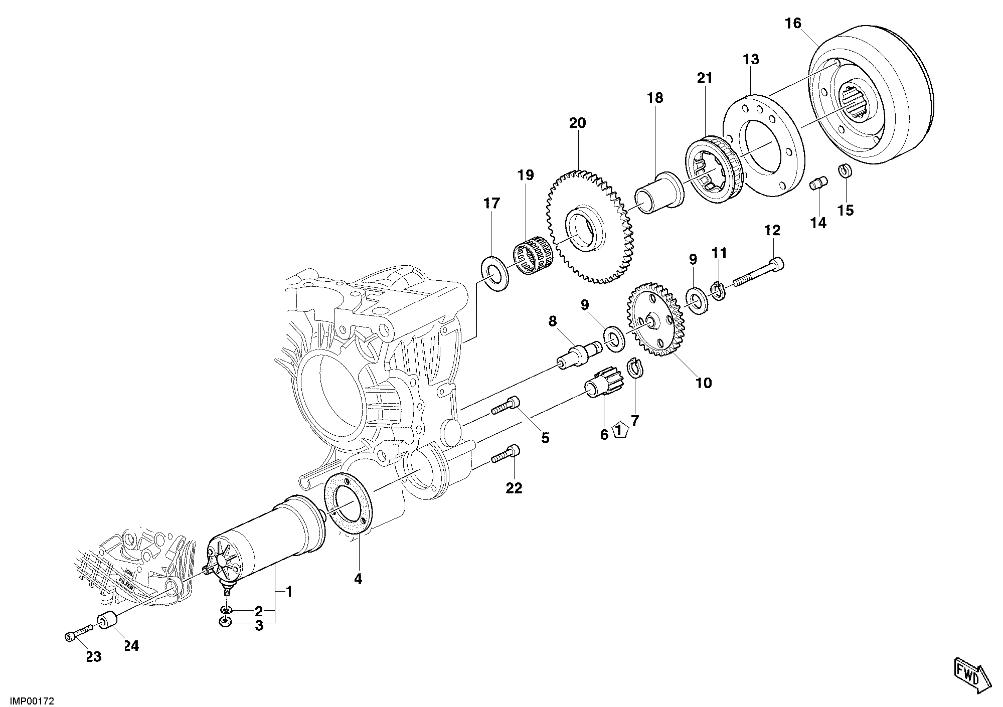012 DEMARREUR ELECTRIQUE POUR SPORT TOURING ST4 S 2005