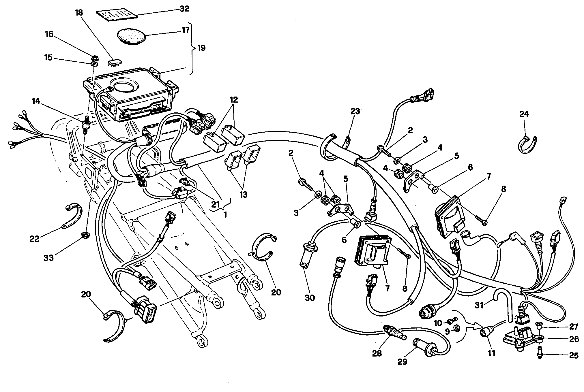 218 CENTRALE CONTRLE MOTEUR BIPOSTO POUR SUPERBIKE 916 1994