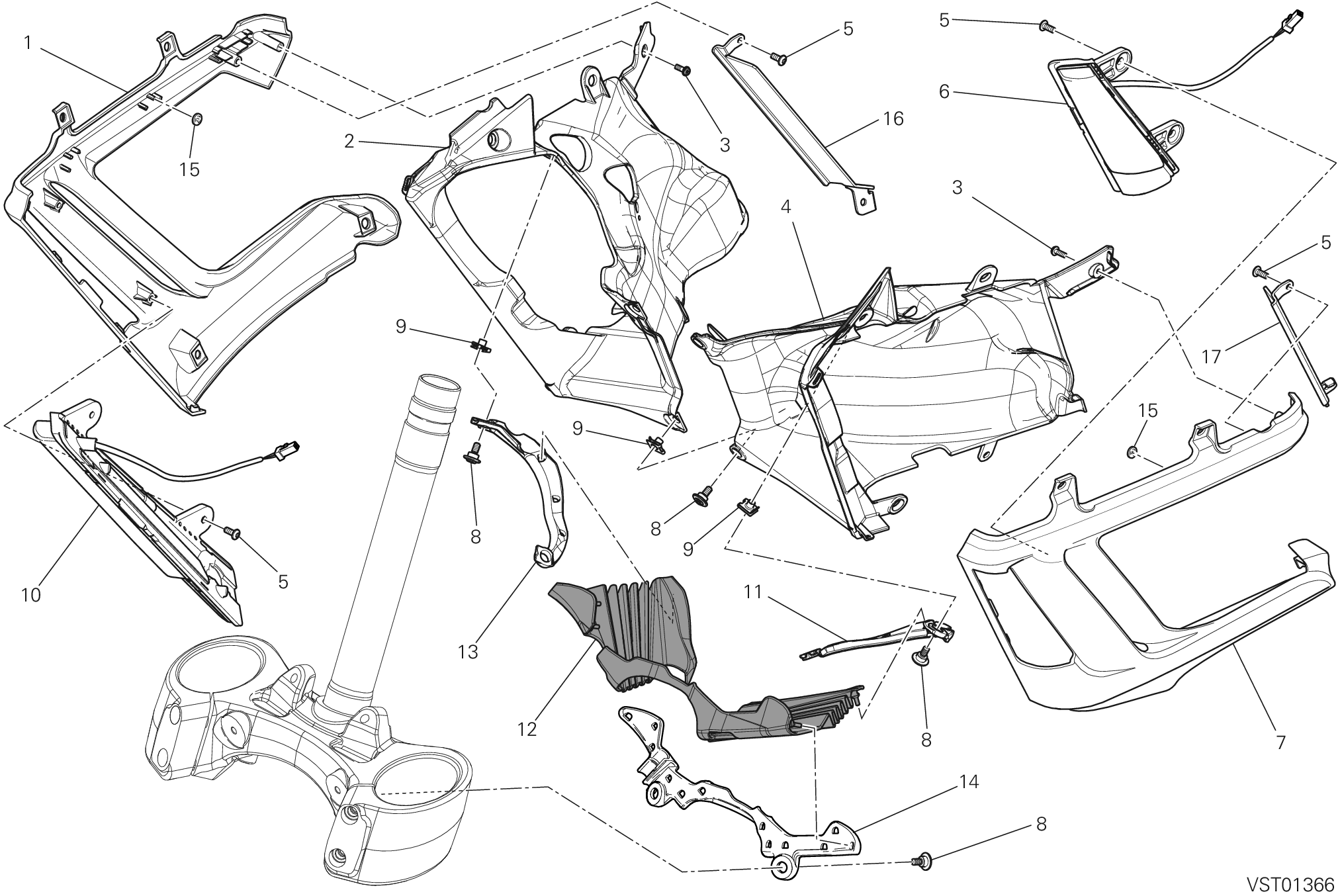 34A OUIE RADIATEUR POUR DIAVEL CARBON FL 2015