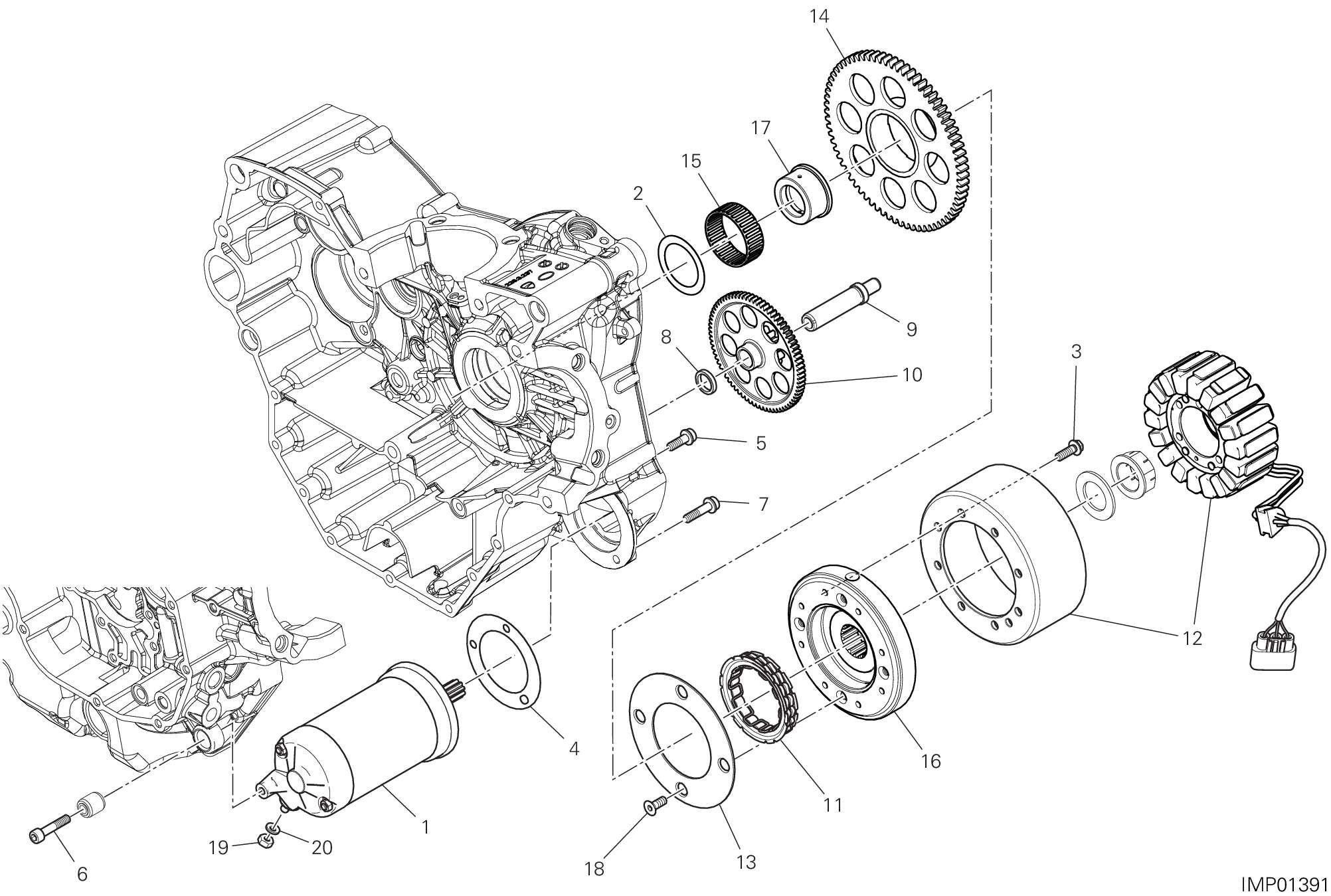 10A DEMARRAGE ELECTRIQUE ET ALLUMAGE POUR DESERT X 2023