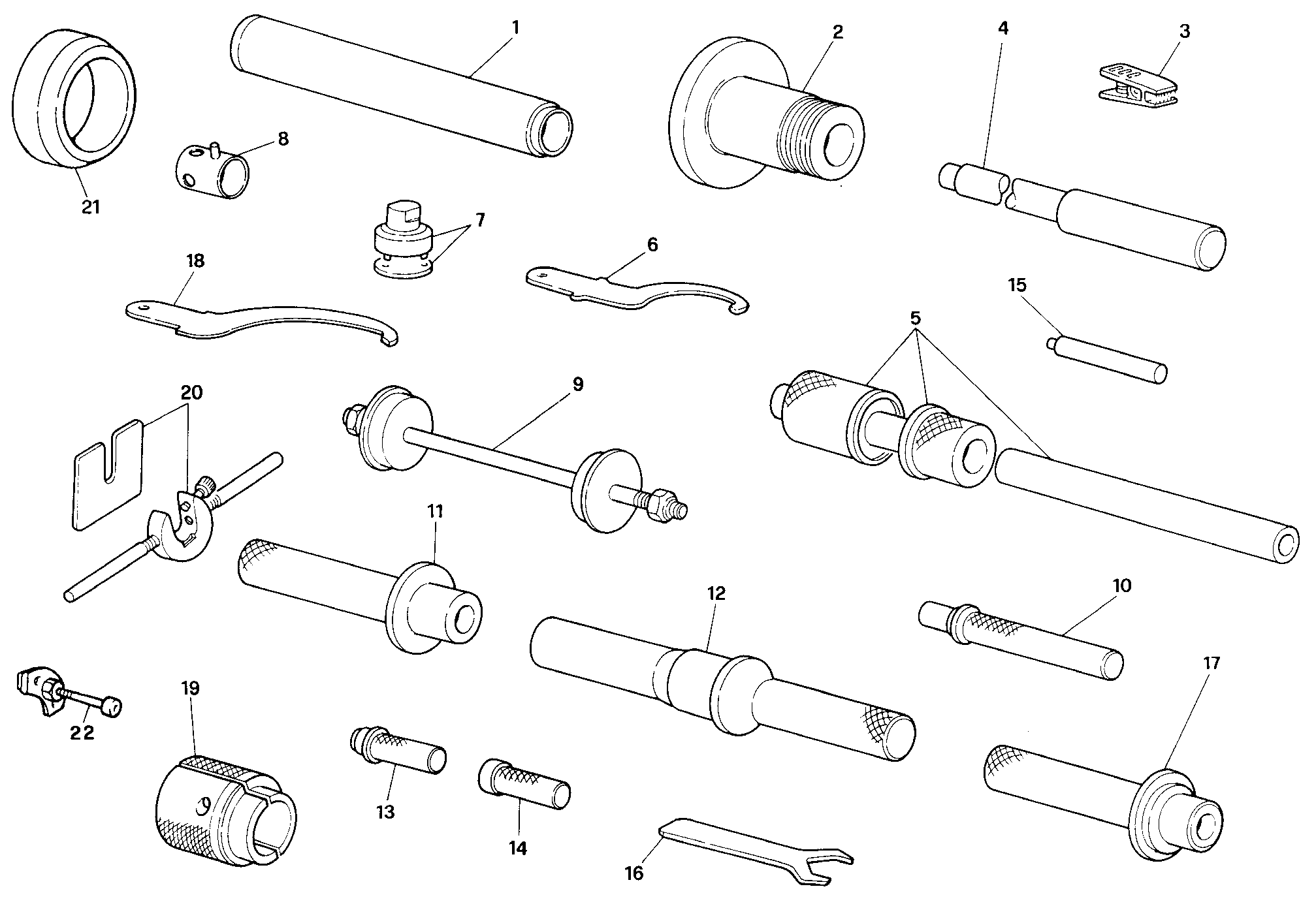 101 OUTILS DASSISTANCE CADRE POUR SUPERBIKE 916 SP 1994