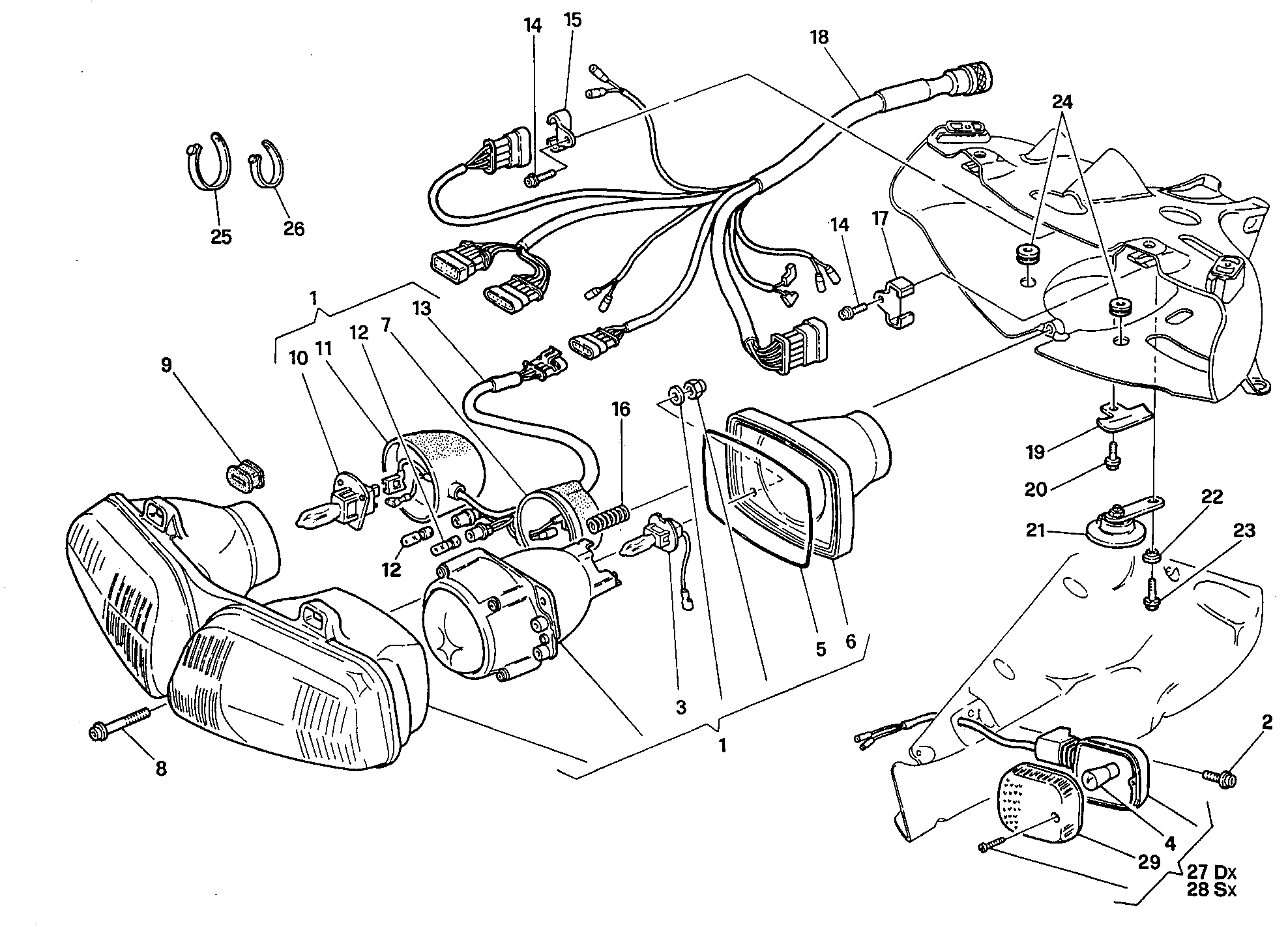 021 FEU AVANT POUR SUPERBIKE 916 SPS 1997