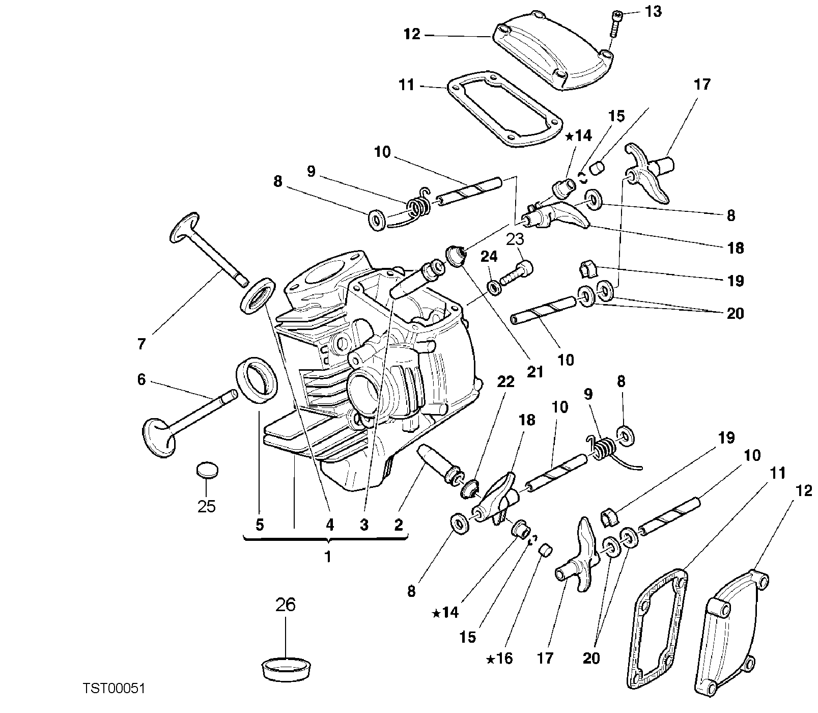015 CULASSE HORIZONTALE POUR MONSTER 600 2000
