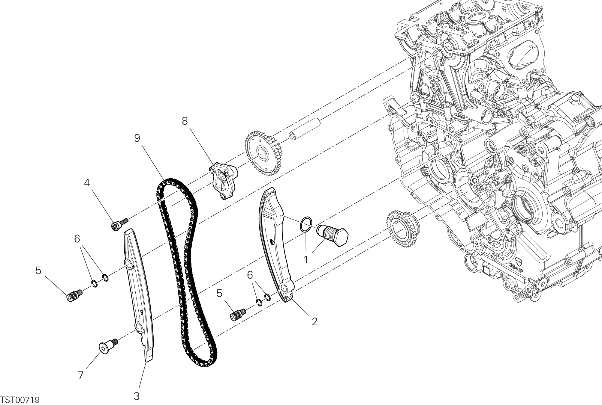 07A DISTRIBUTION POUR HYPERMOTARD 698 MONO 2024