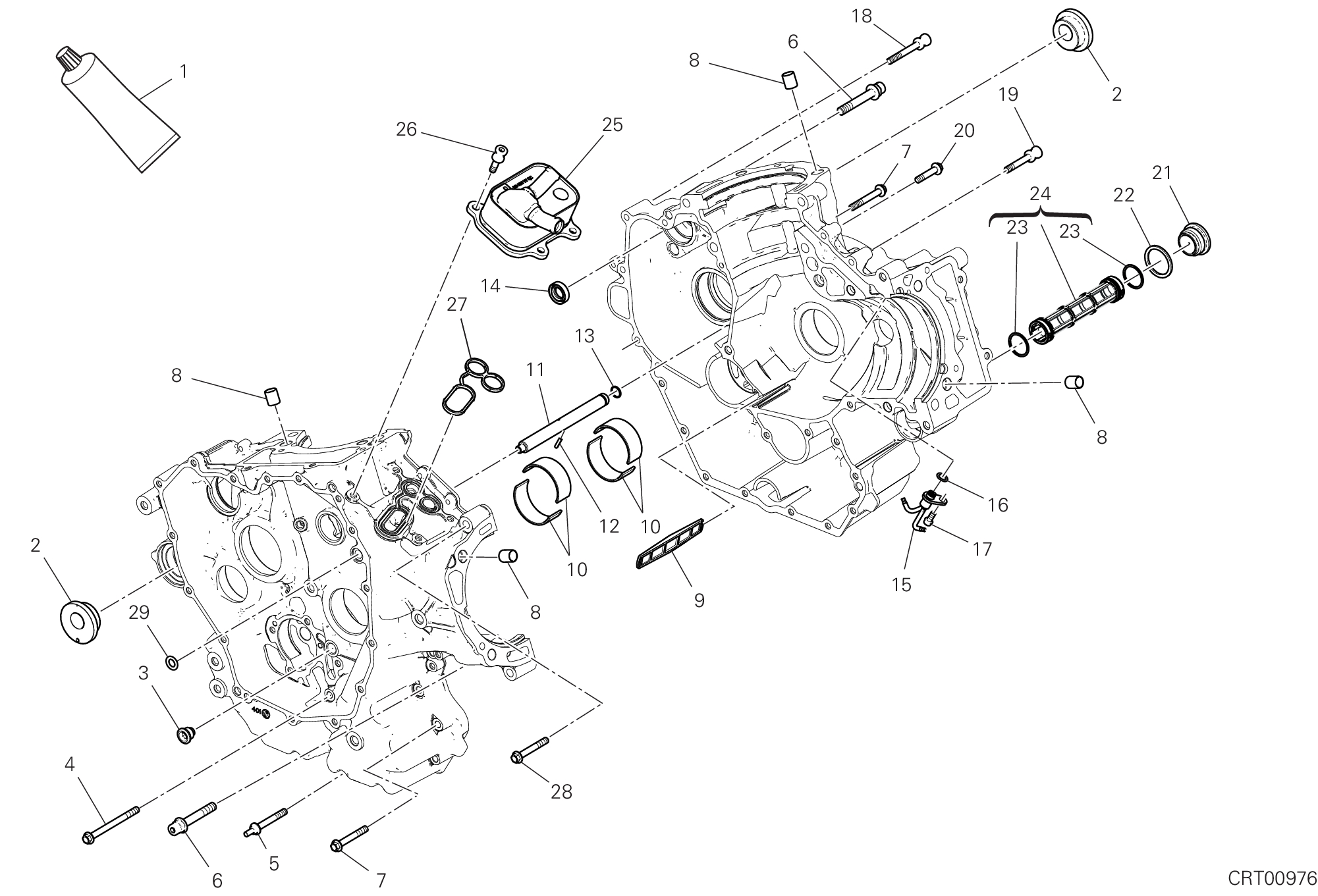 10A PAIRE DE DEMI CARTERS POUR MULTISTRADA V2 2025