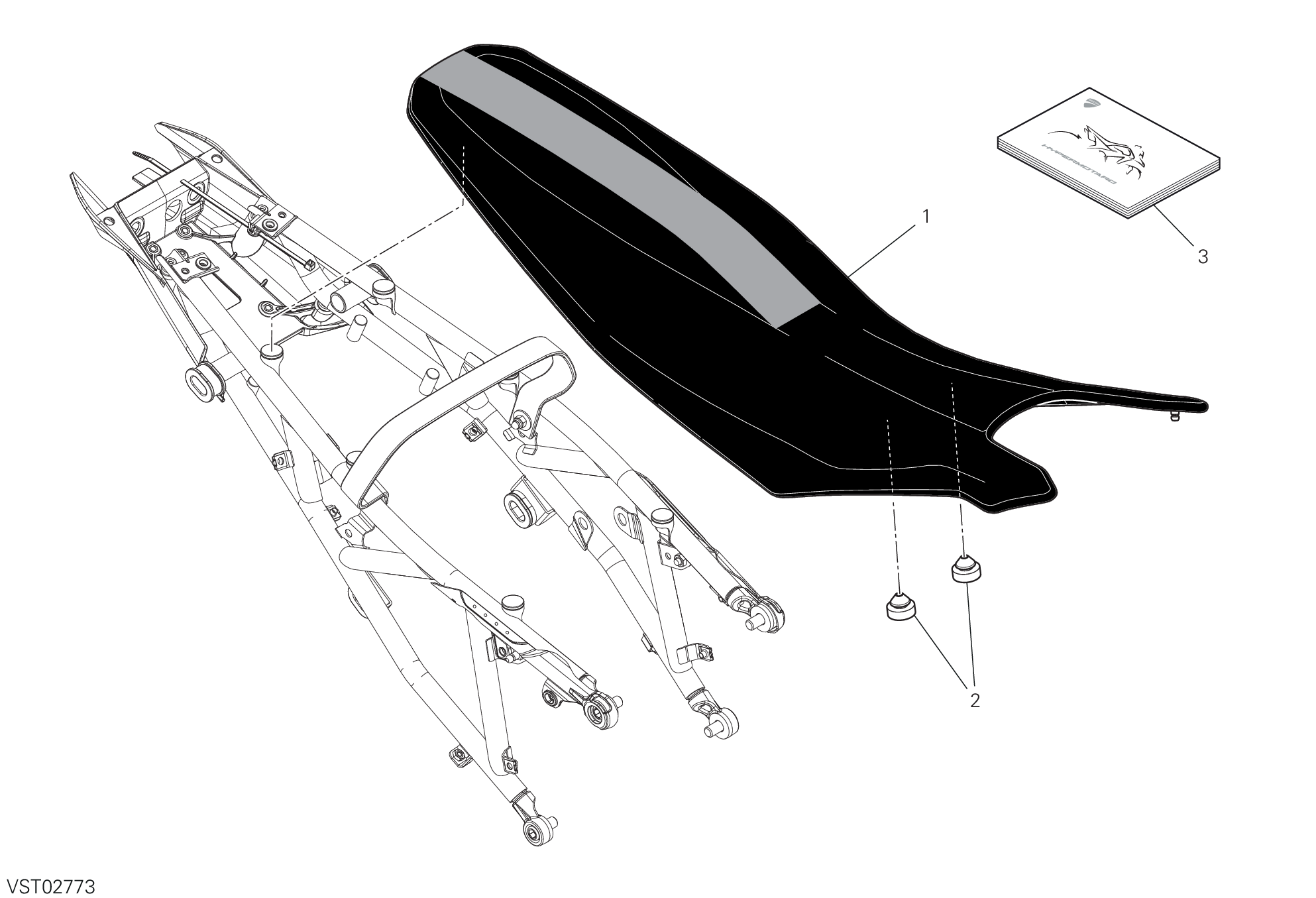 31A SELLE POUR HYPERMOTARD 698 MONO RVE 2024