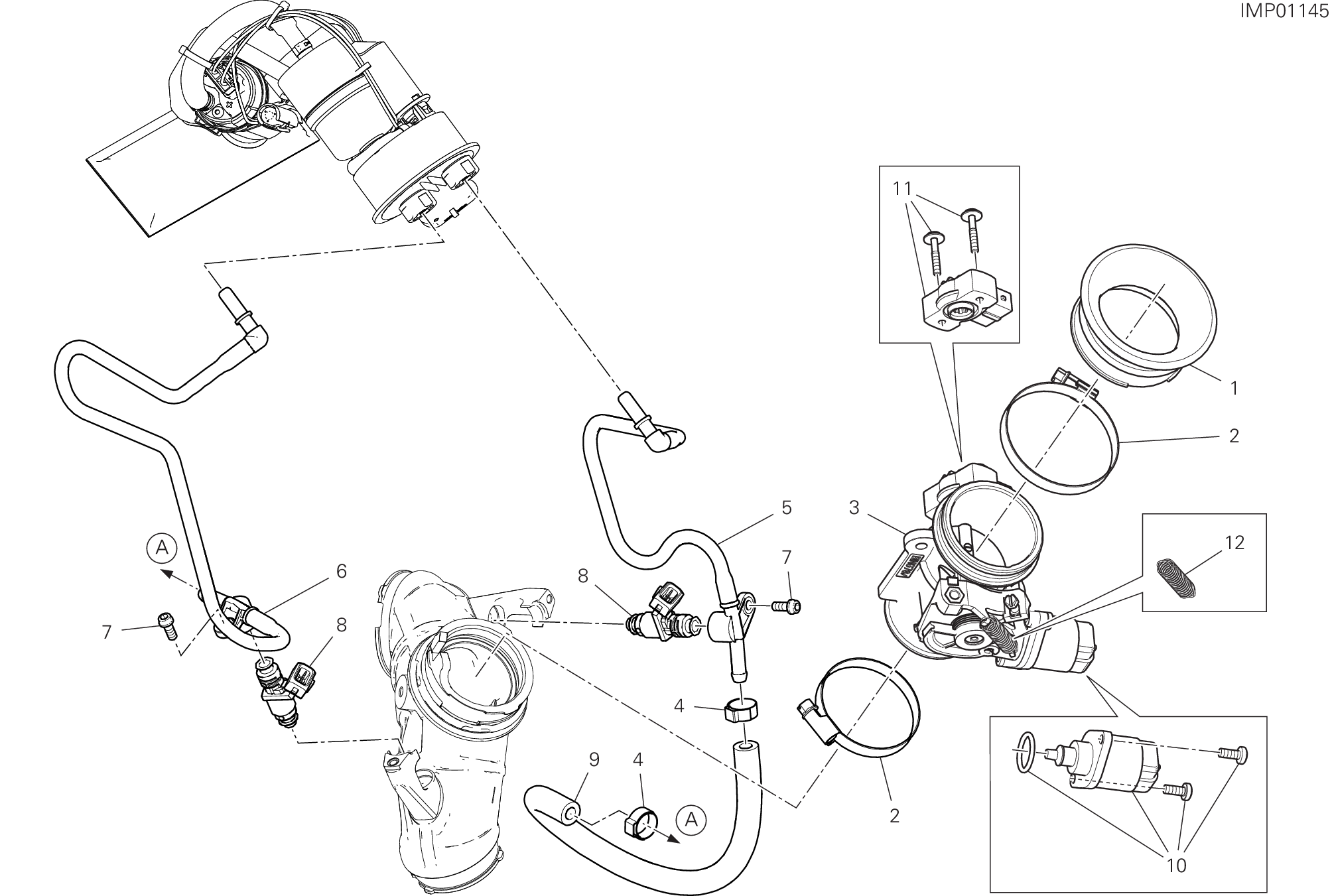 36A CORPS PAPILLON POUR SCRAMBLER DESERT SLED 2020