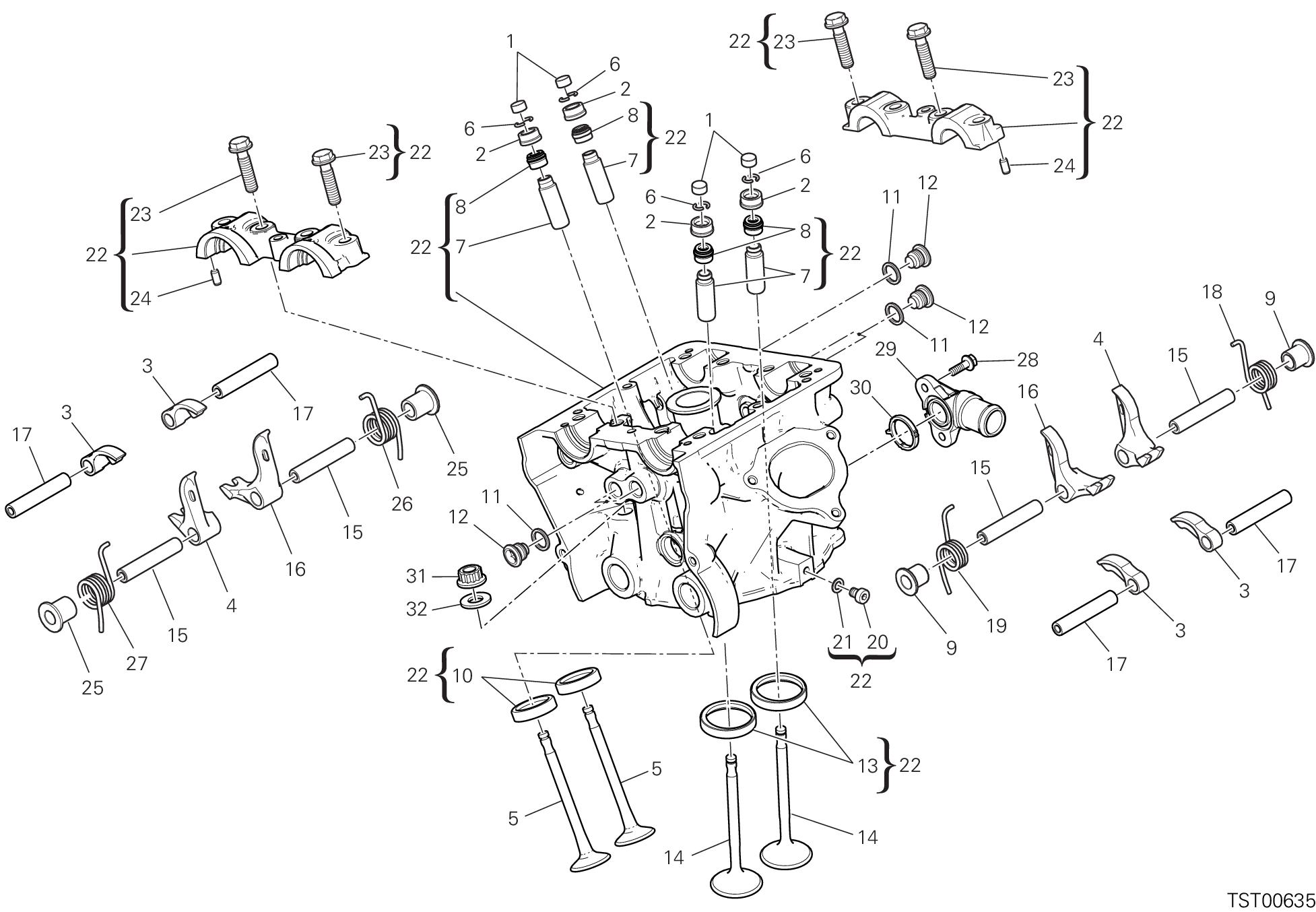 11C CULASSE VERTICAL POUR HYPERMOTARD 950 2019