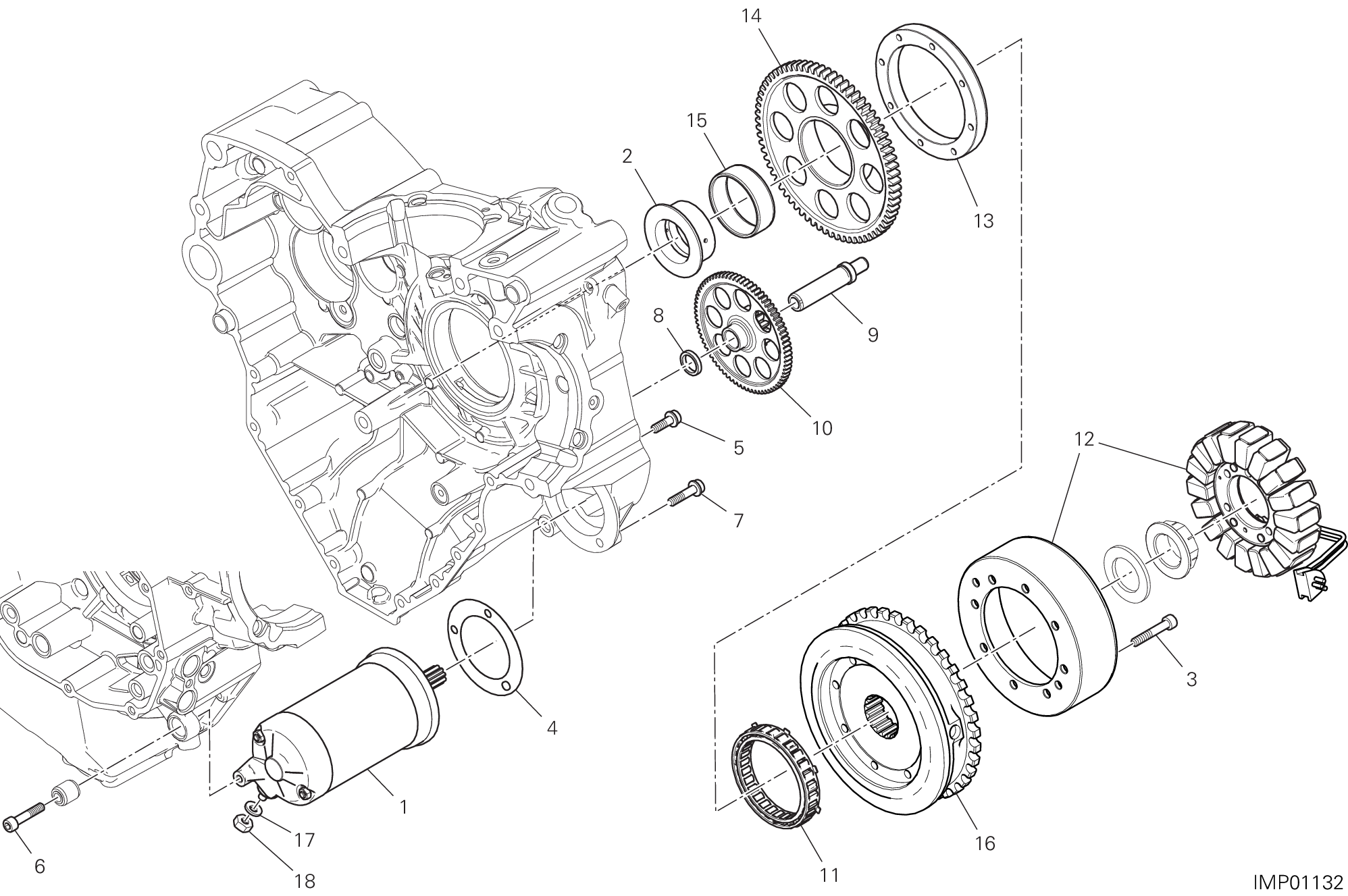 012 DEMARRAGE ELECTRIQUE POUR MULTISTRADA 1260 S ABS 2020