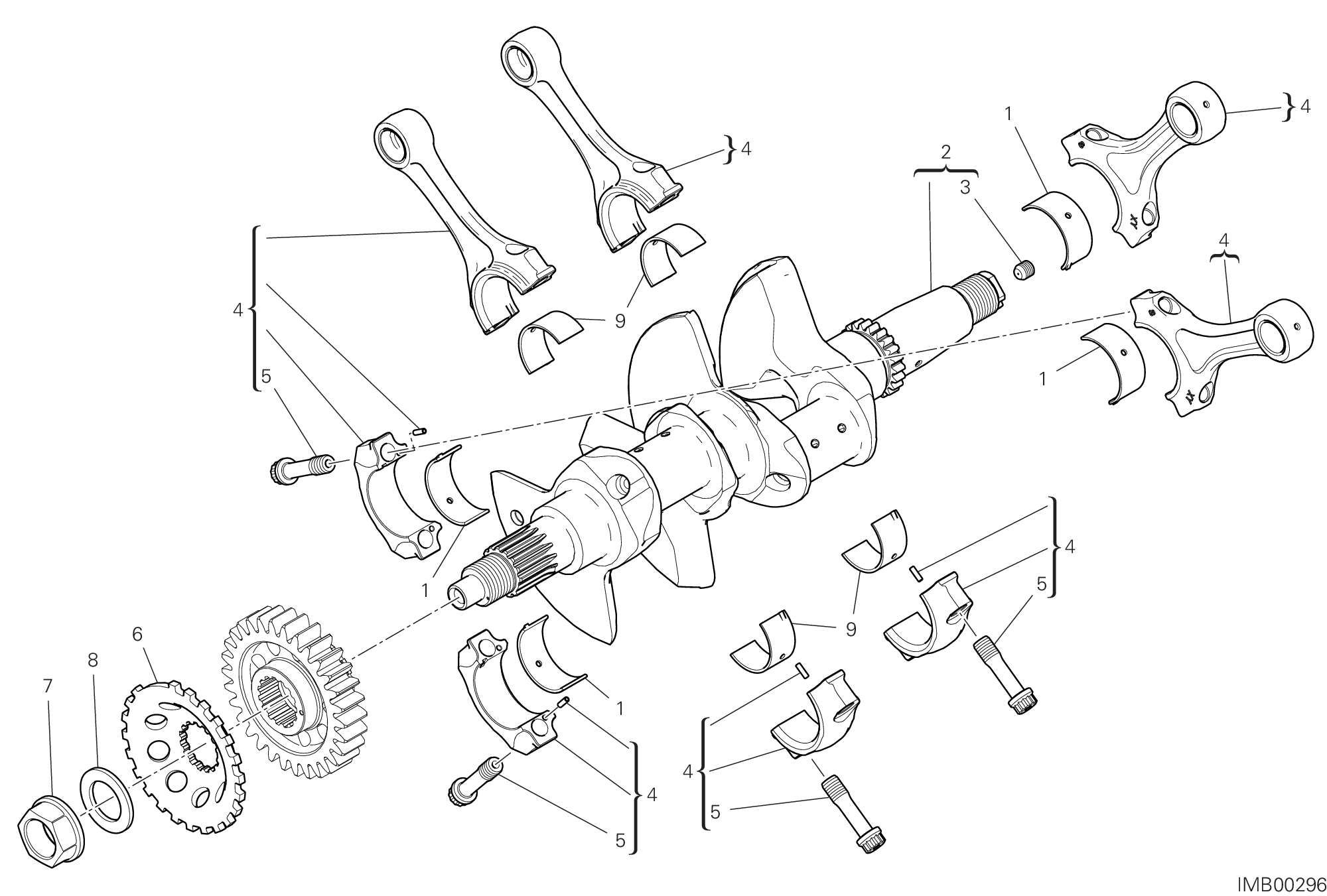 05A VILEBREQUIN POUR SUPERBIKE PANIGALE V4 R 2023