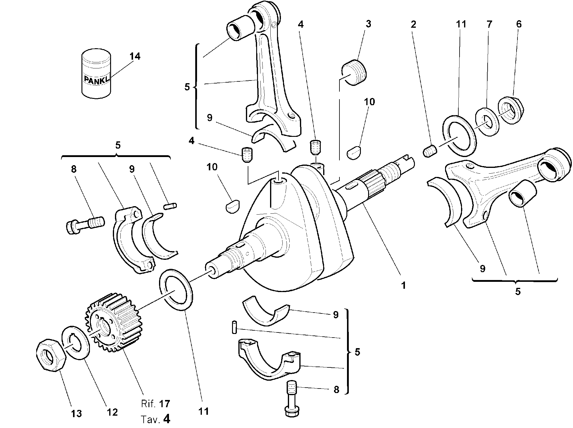 060 VILEBREQUIN POUR SUPERBIKE 996 SPS 1999