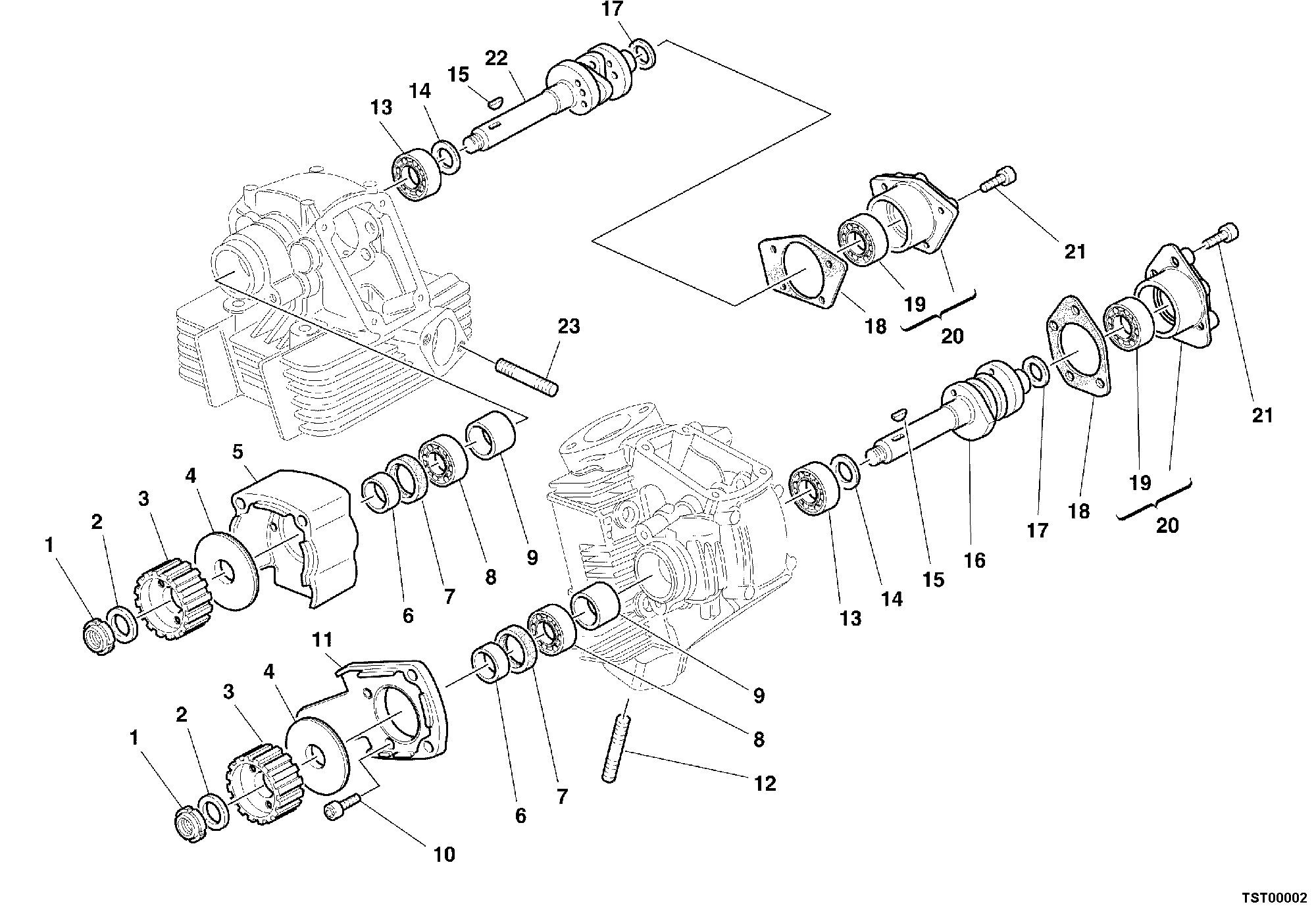 013 ARBRE A CAMES POUR MONSTER 750 2000