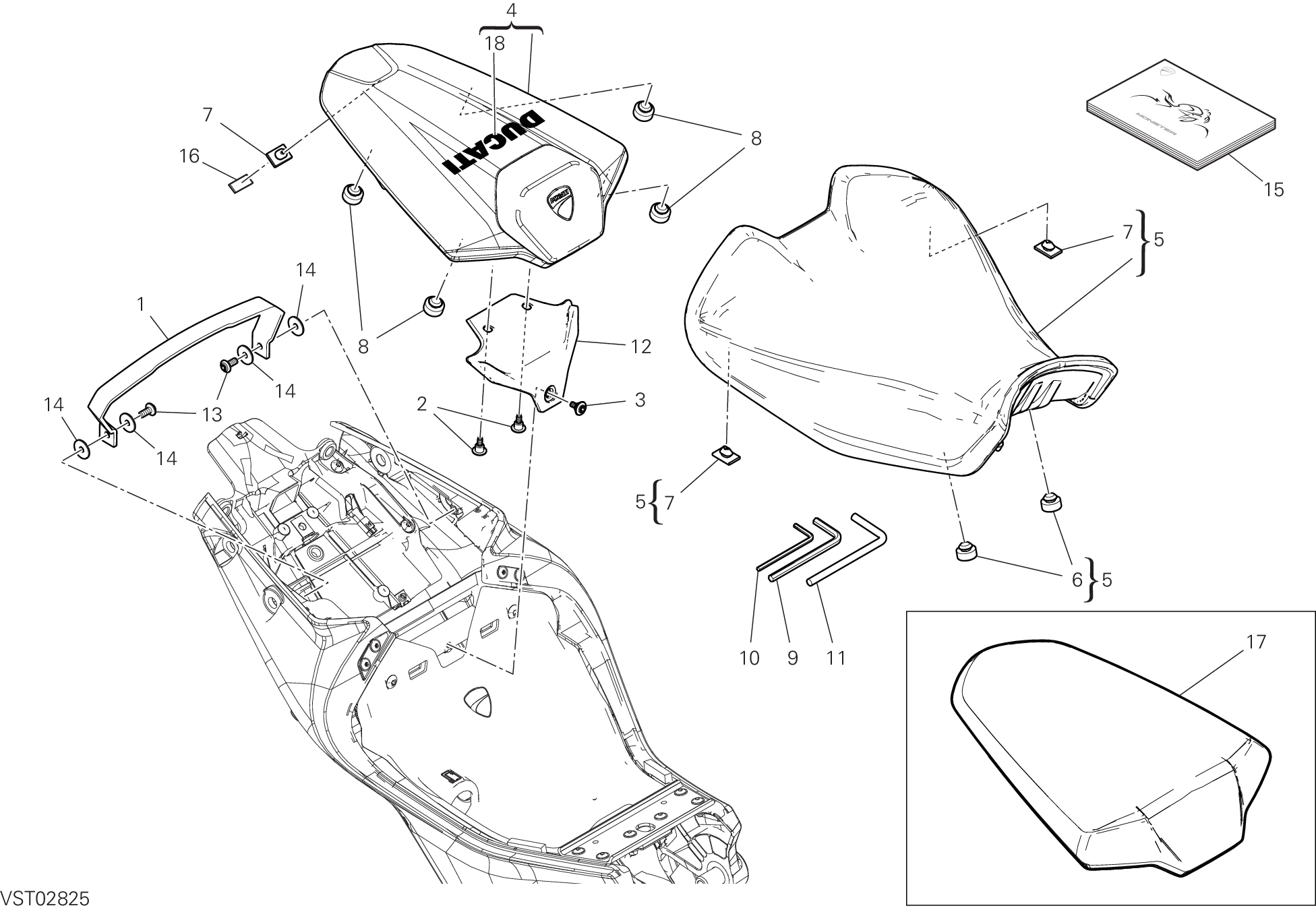 31A SELLE POUR MONSTER SP 2025
