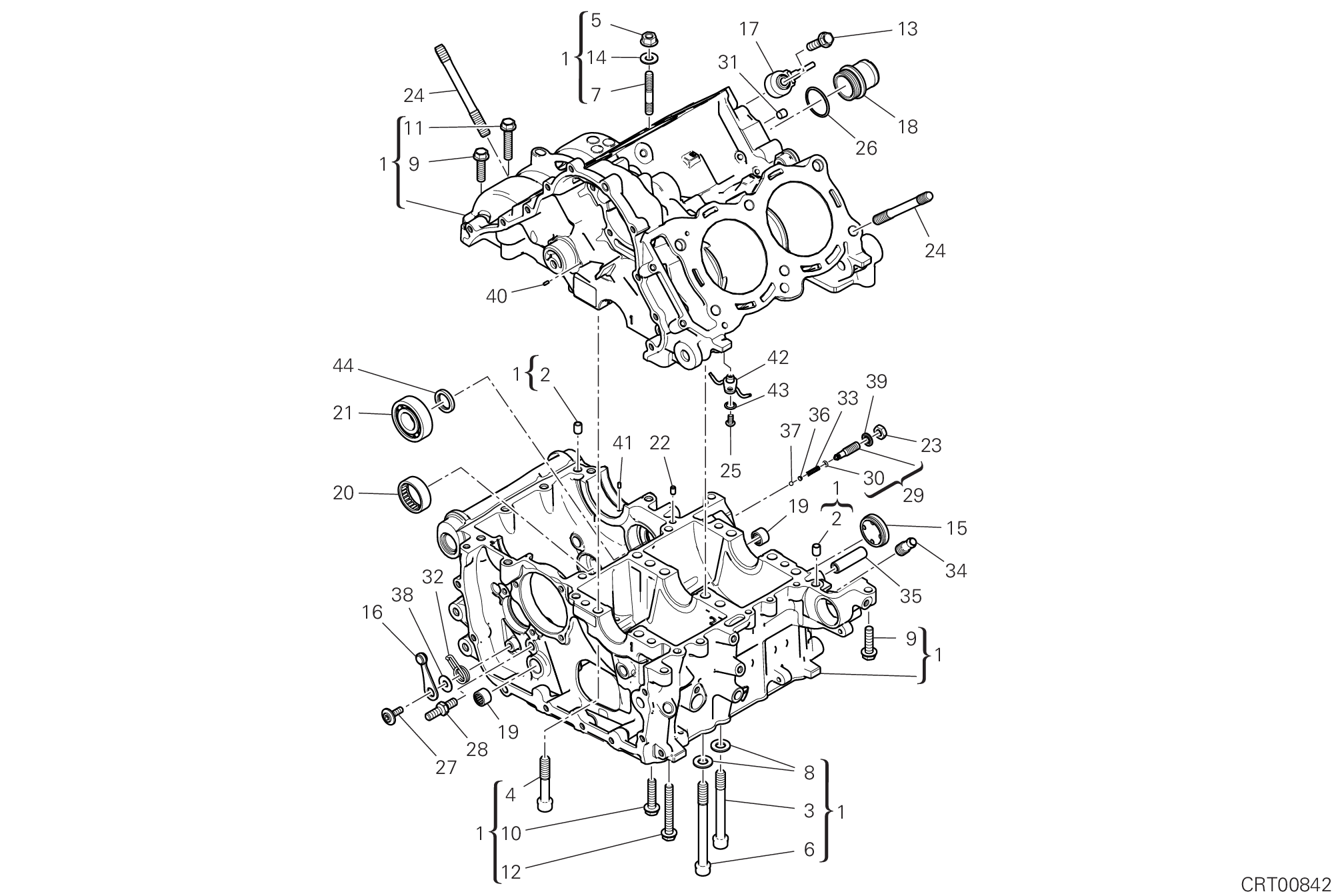 09A PAIRE DE DEMI CARTERS POUR SUPERBIKE PANIGALE 25ANNIVERSARIO 916 2020