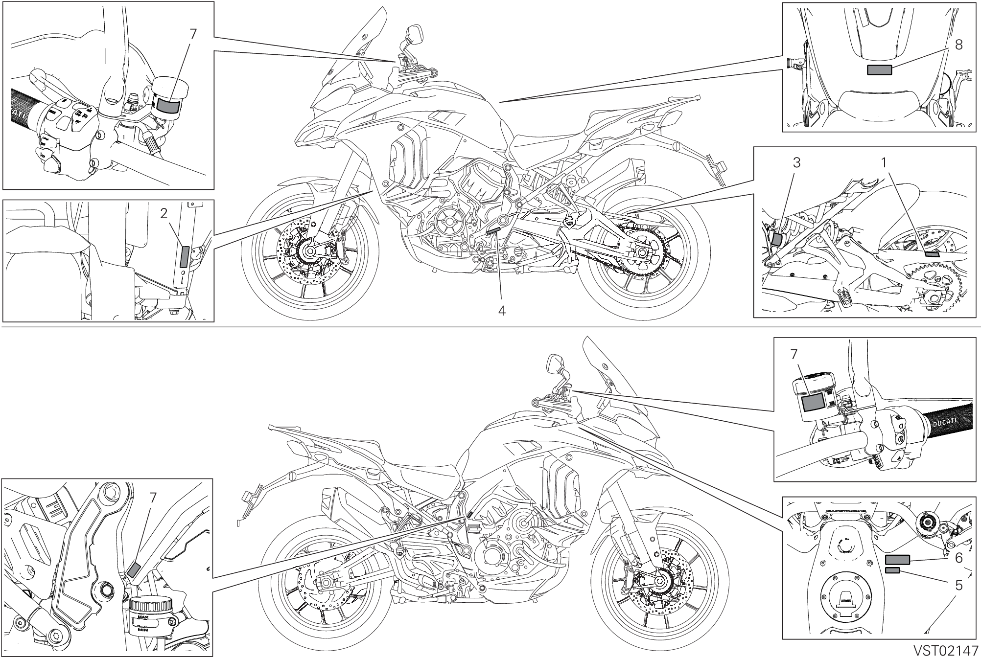 39A POSITIONNEMENT DE PLACEMENT POUR MULTISTRADA V4 2021