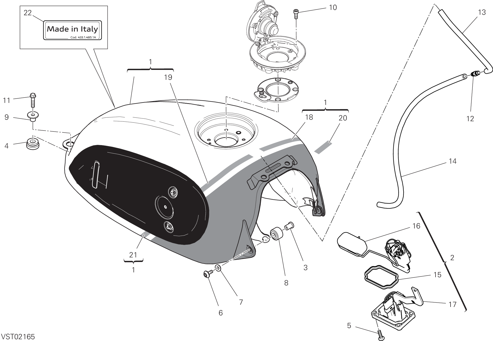 30A RSERVOIR POUR SCRAMBLER DESERT SLED 2021