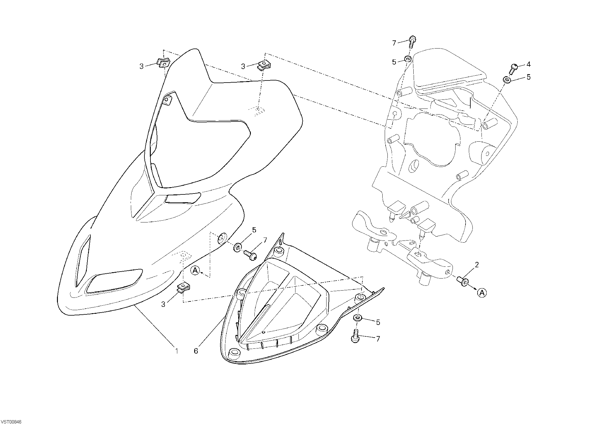 039 CAPOT AVANT POUR HYPERMOTARD 796 2011