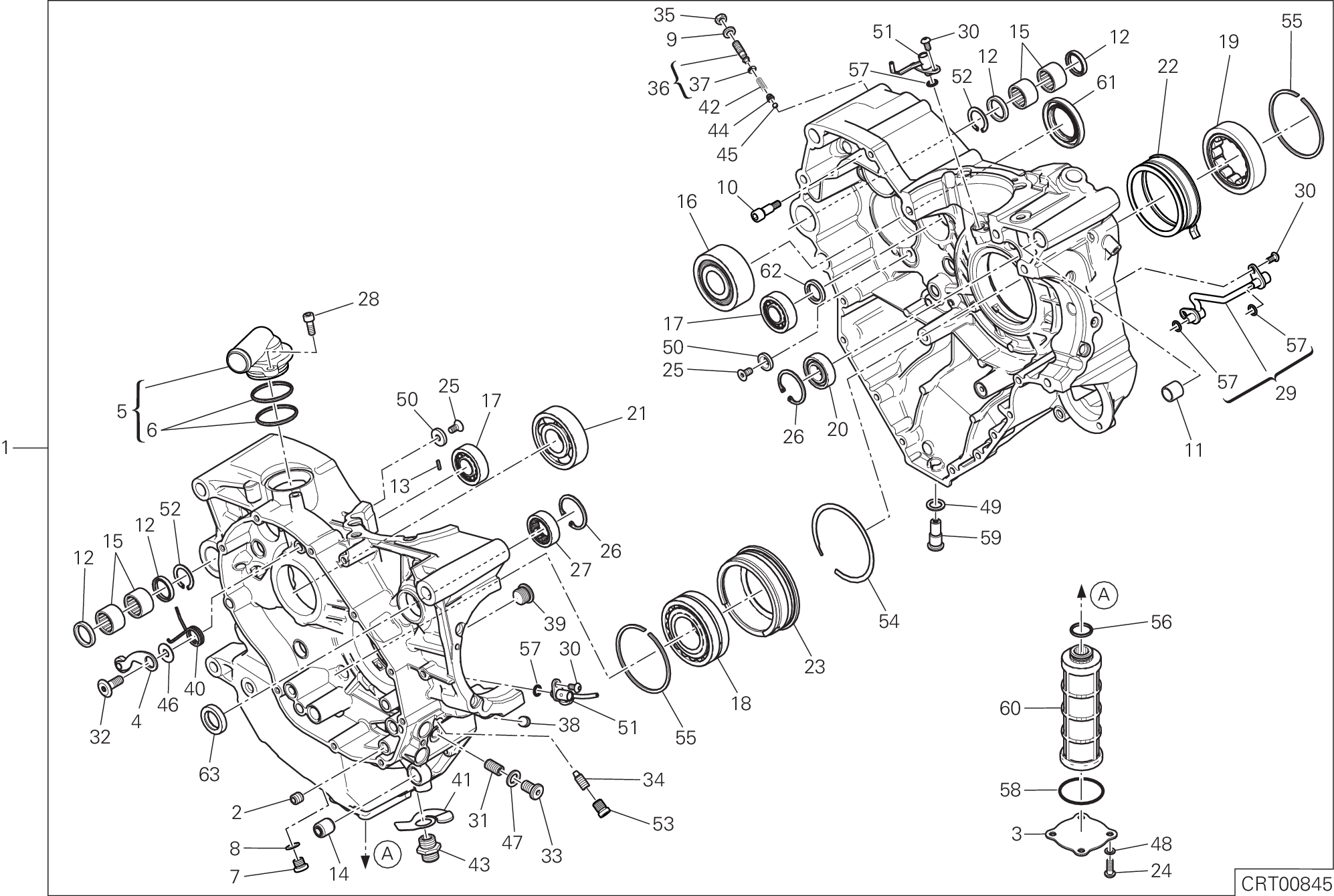 010 PAIRE DE DEMI CARTERS POUR XDIAVEL 2020