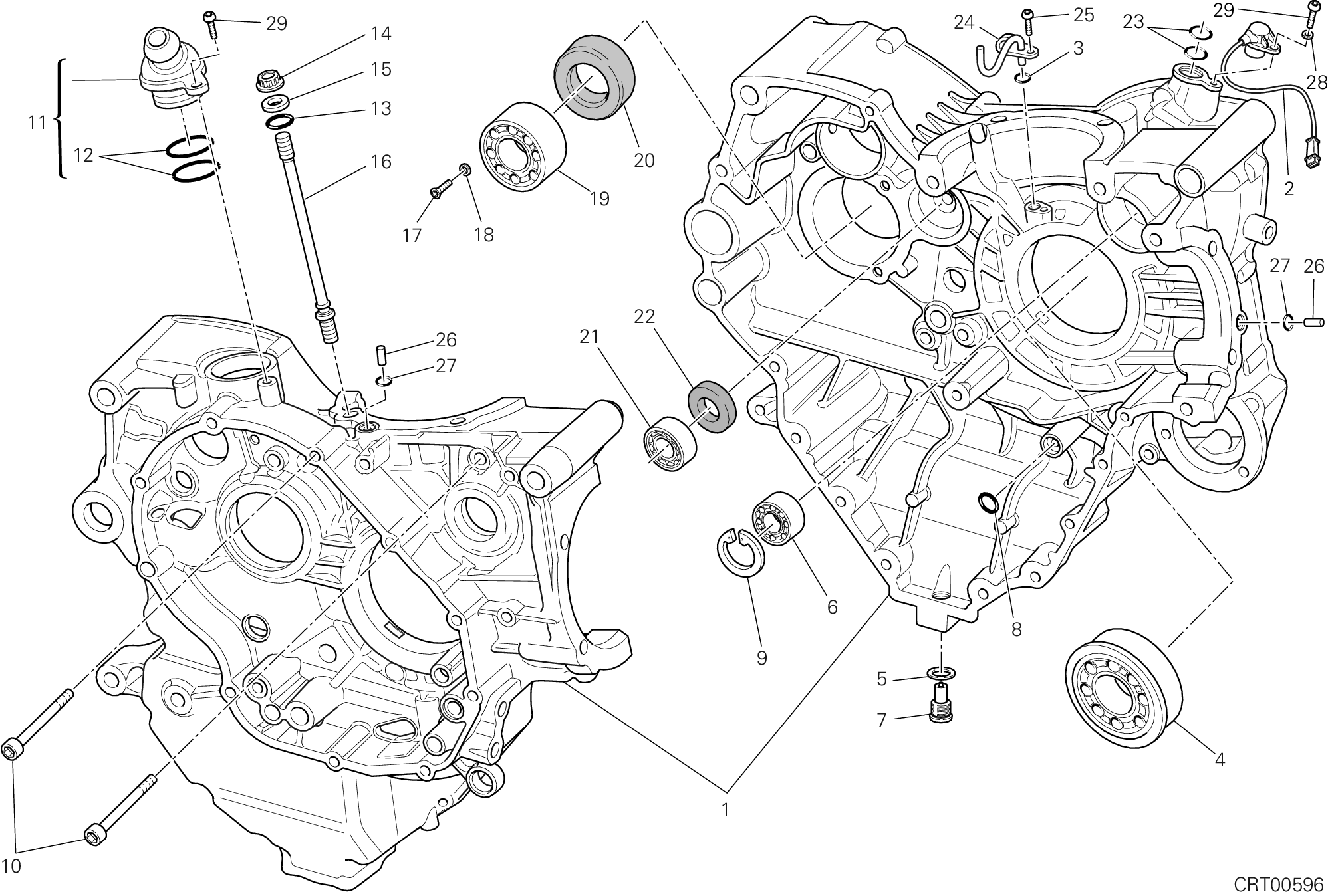 010 CARTER MOTEUR POUR STREETFIGHTER 848 2014
