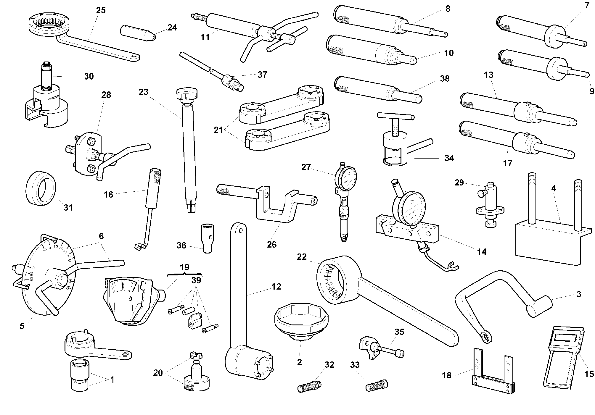 010 OUTILS DASSISTANCE MOTEUR POUR SUPERBIKE 996 SPS 1999